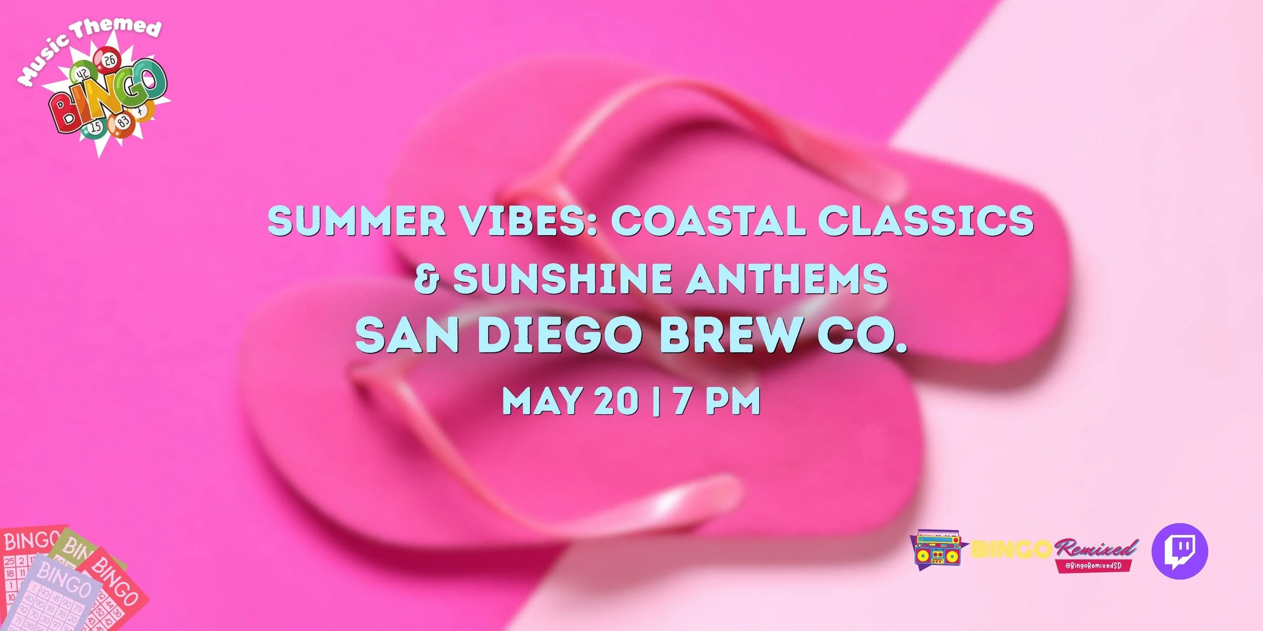 Summer Vibes: Coastal Classics &amp; Sunshine Anthems @ San Diego Brewing Co.