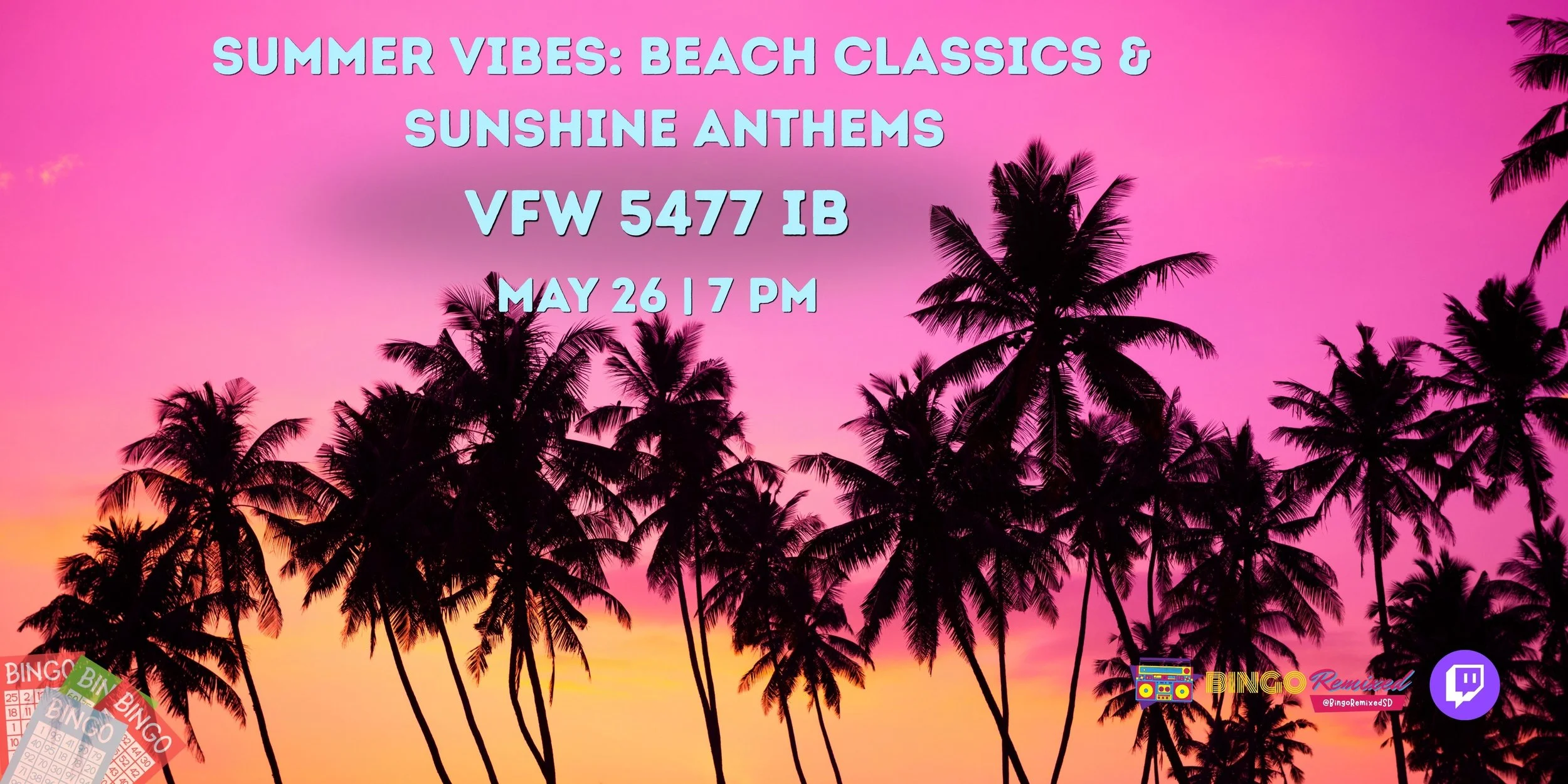 Summer Vibes: Beach Classics &amp; Sunshine Anthems @ VFW 5477 IB