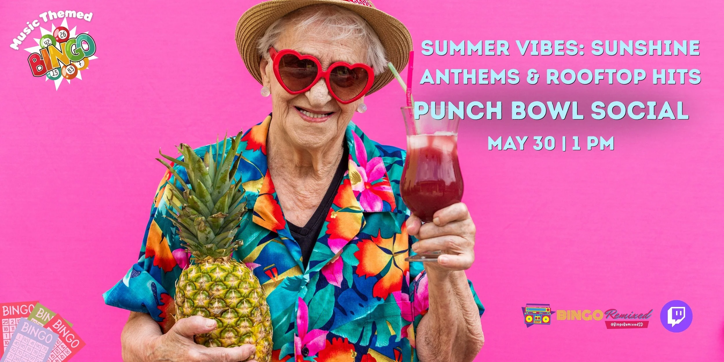 Summer Vibes: Sunshine Anthems &amp; Rooftop Hits @ Punch Bowl Social