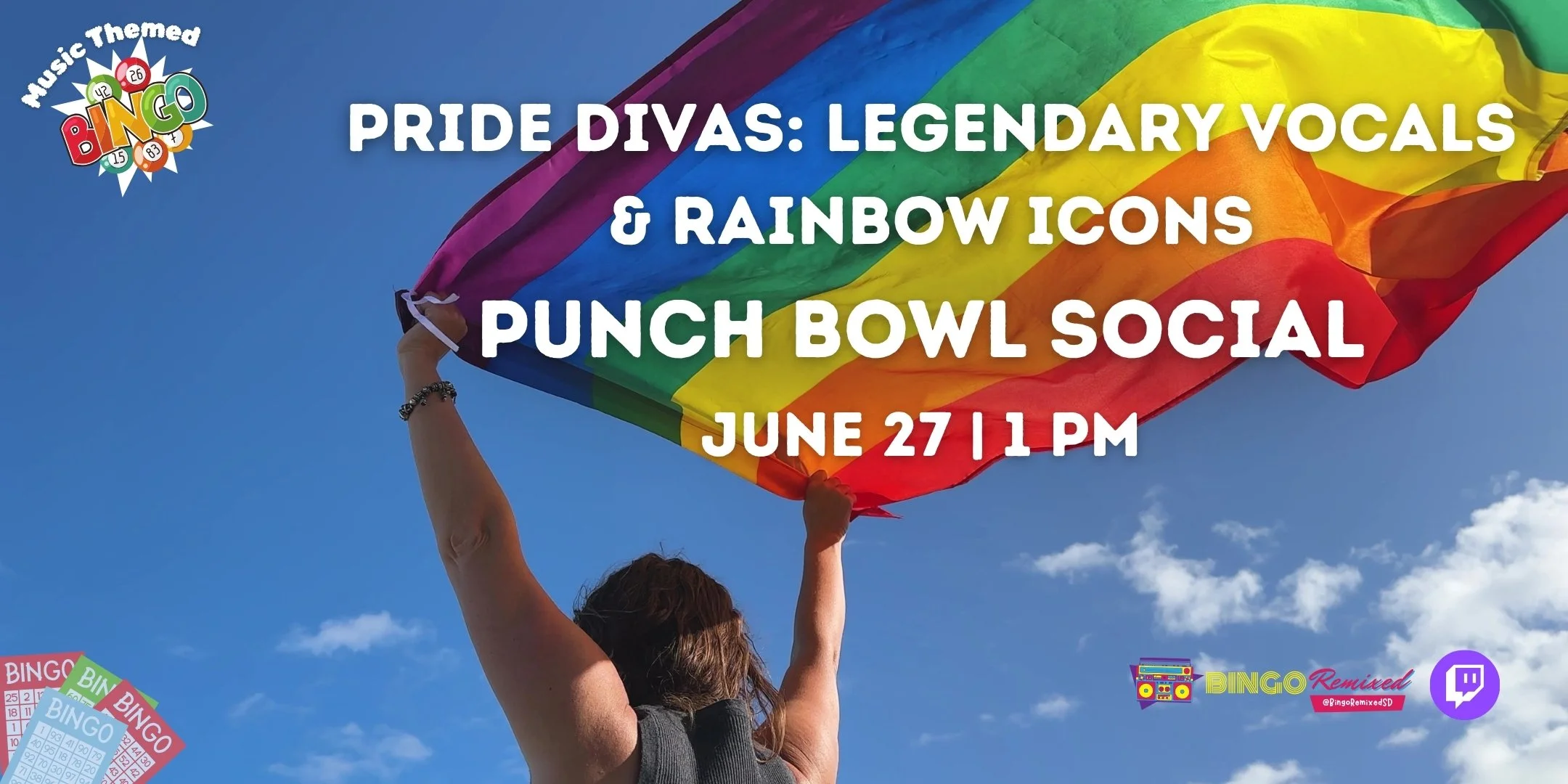 Pride Divas: Legendary Vocals &amp; Rainbow Icons @ Punch Bowl Social