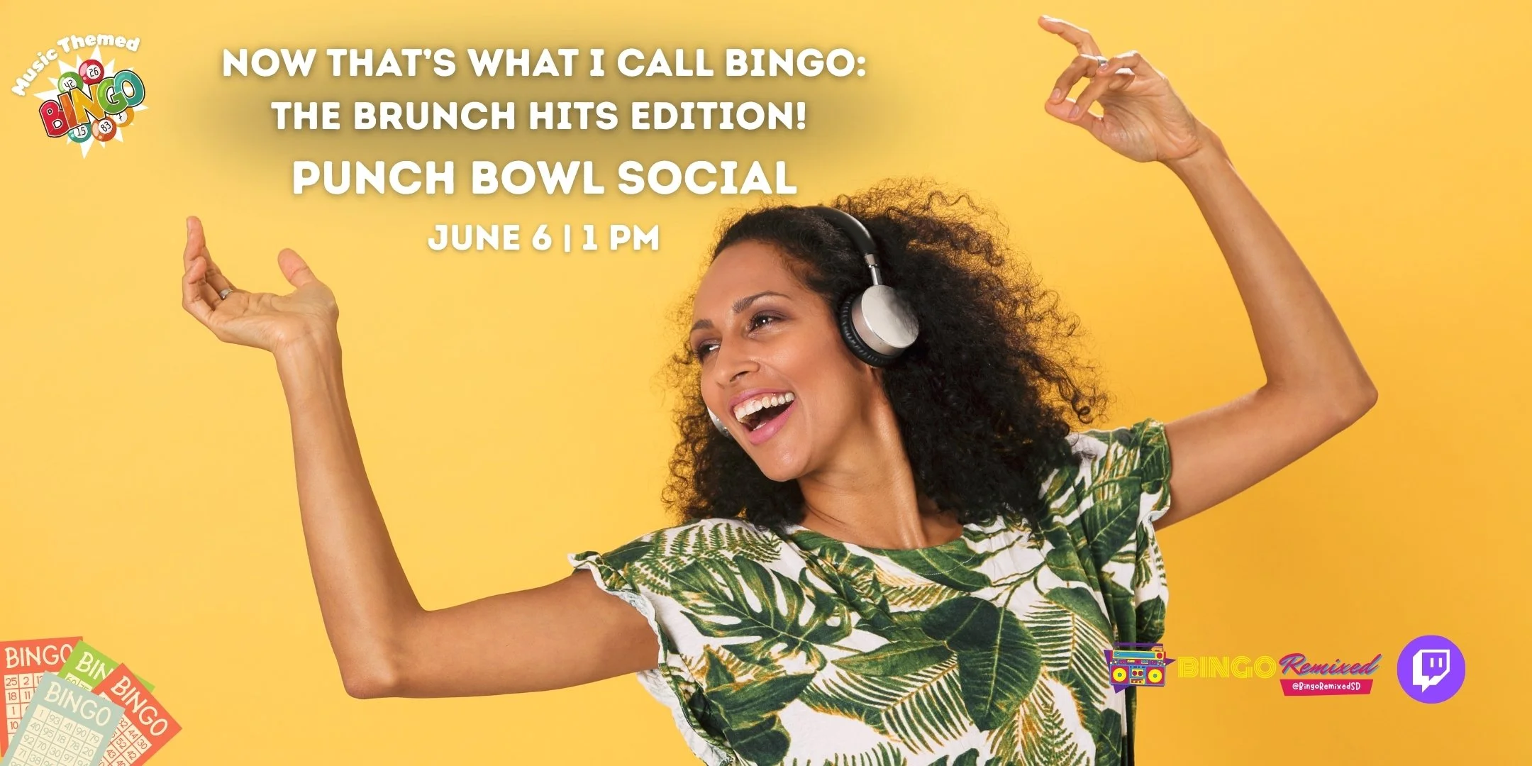 Now That’s What I Call Bingo: The Brunch Hits Edition! @ Punch Bowl Social