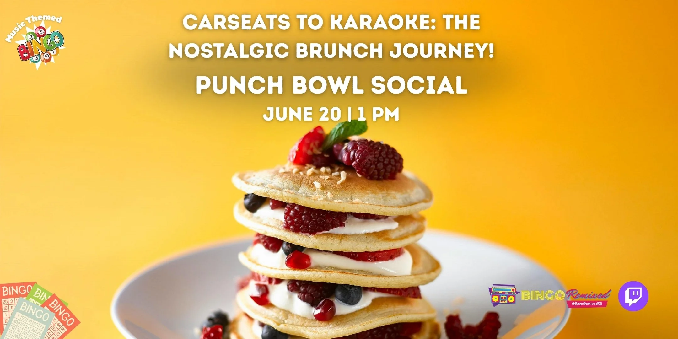 Carseats to Karaoke: The Nostalgic Brunch Journey! @ Punch Bowl Social
