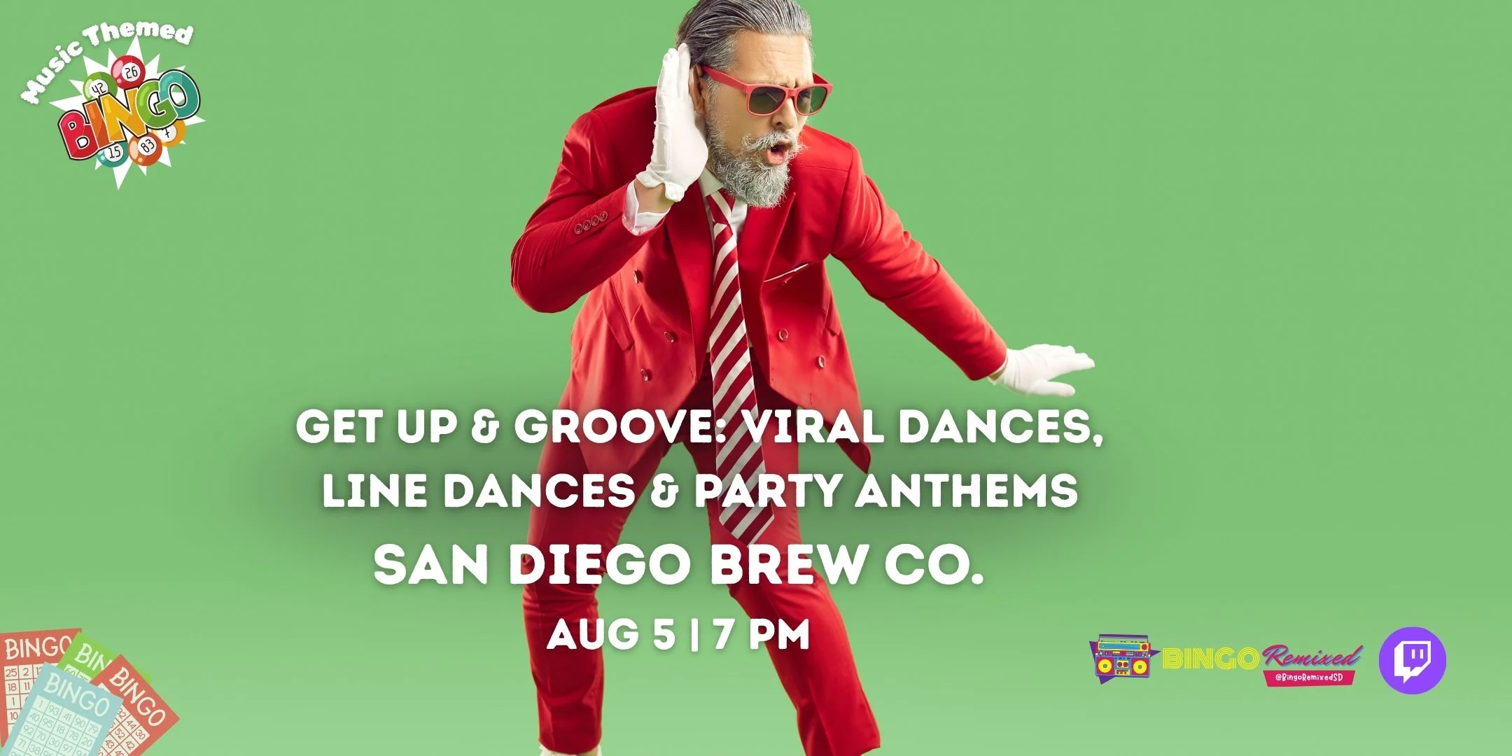 Get Up &amp; Groove: Viral Dances, Line Dances &amp; Party Anthems @ SD Brewing Co.