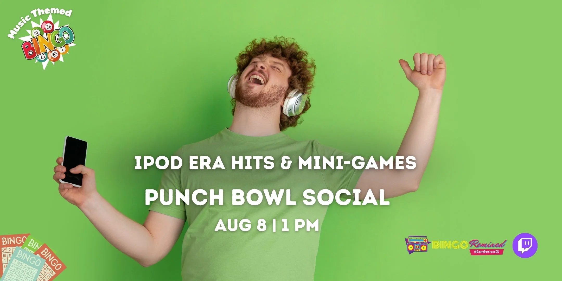 iPod Era Hits &amp; Mini-Games @ Punch Bowl Social