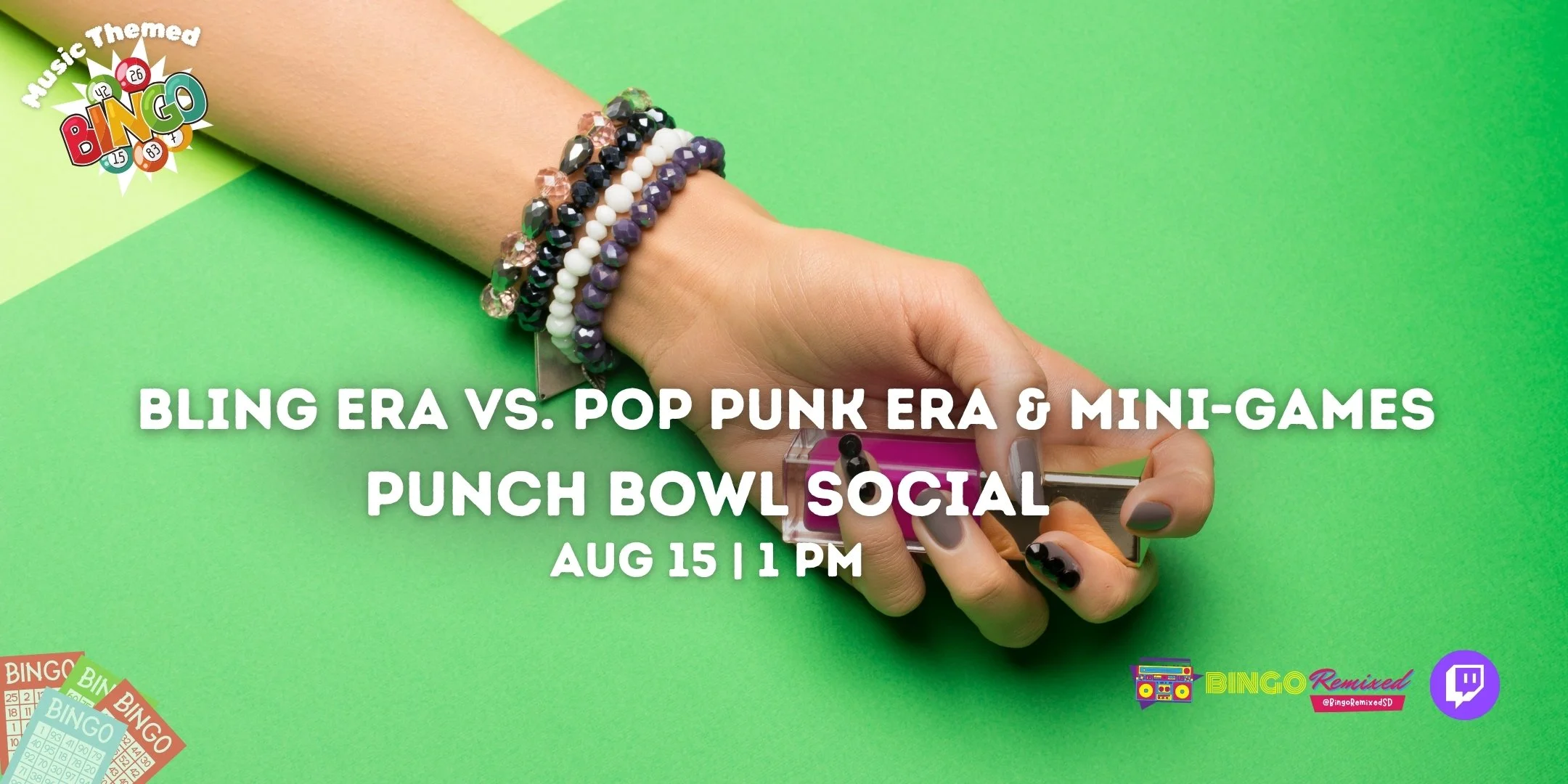 Bling Era vs. Pop Punk Era &amp; Mini-Games @ Punch Bowl Social