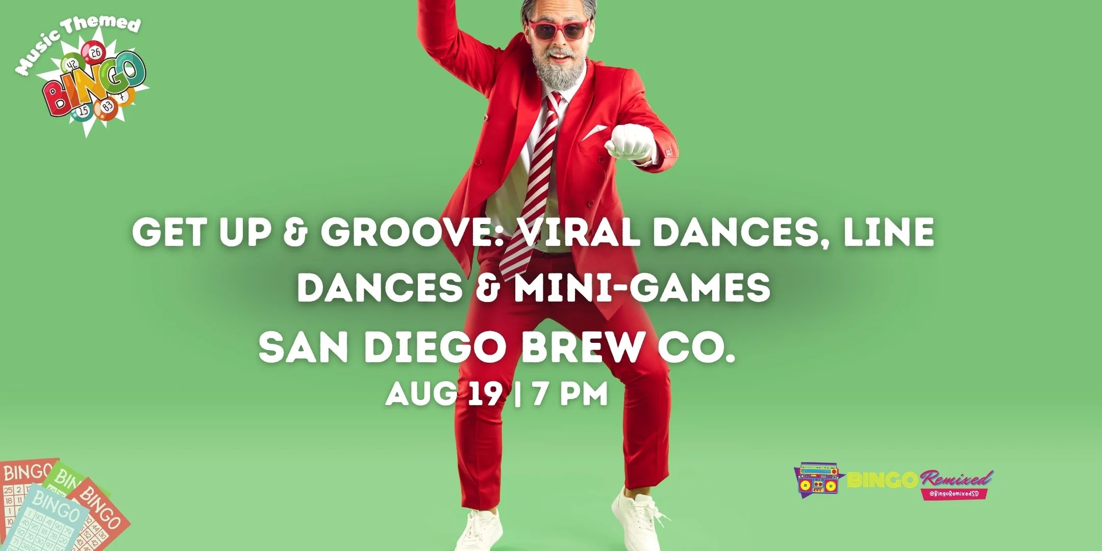 Get Up &amp; Groove: Viral Dances, Line Dances &amp; Mini-Games @ SD Brewing Co.