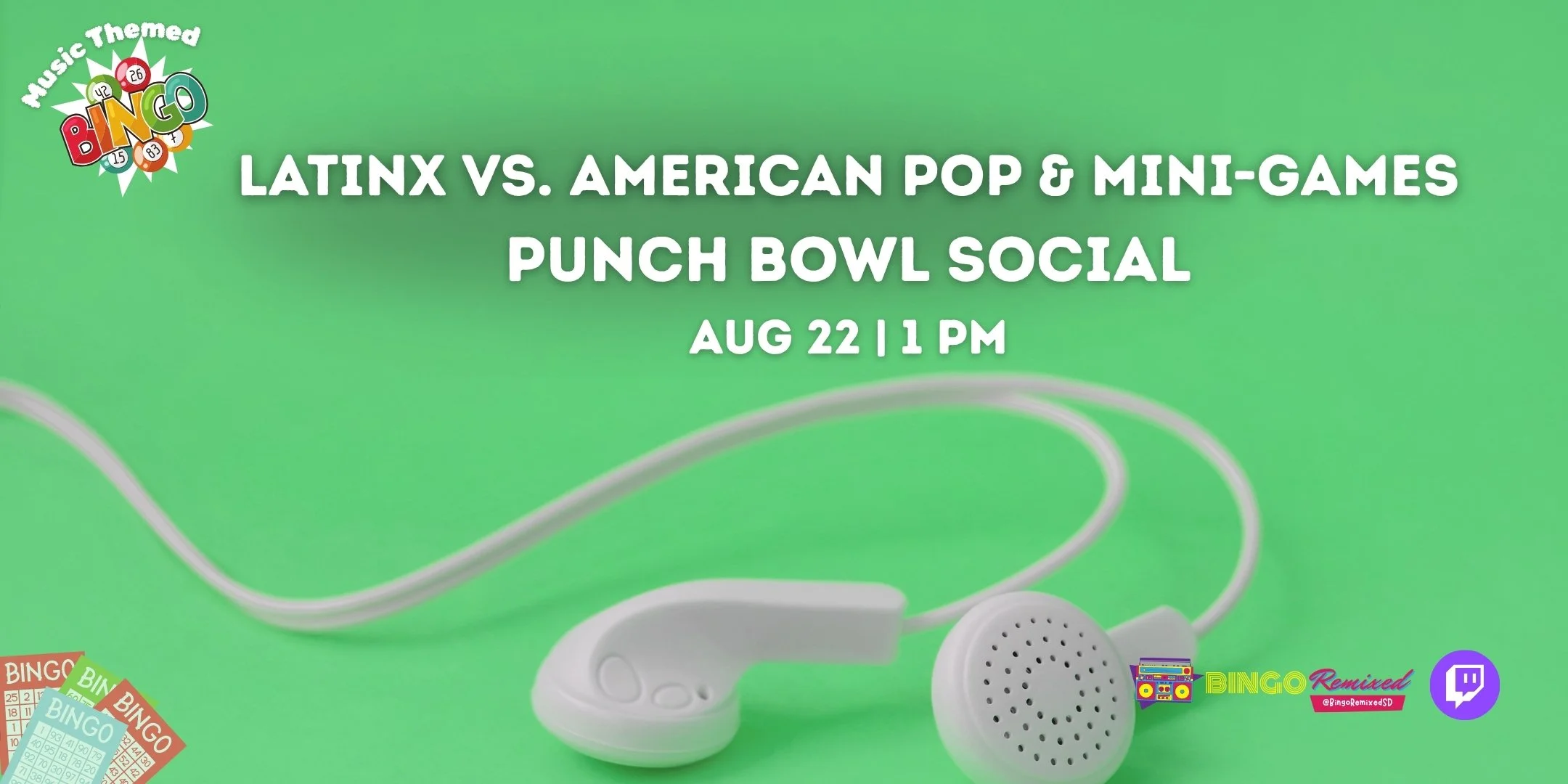 Latinx vs. American Pop &amp; Mini-Games @ Punch Bowl Social