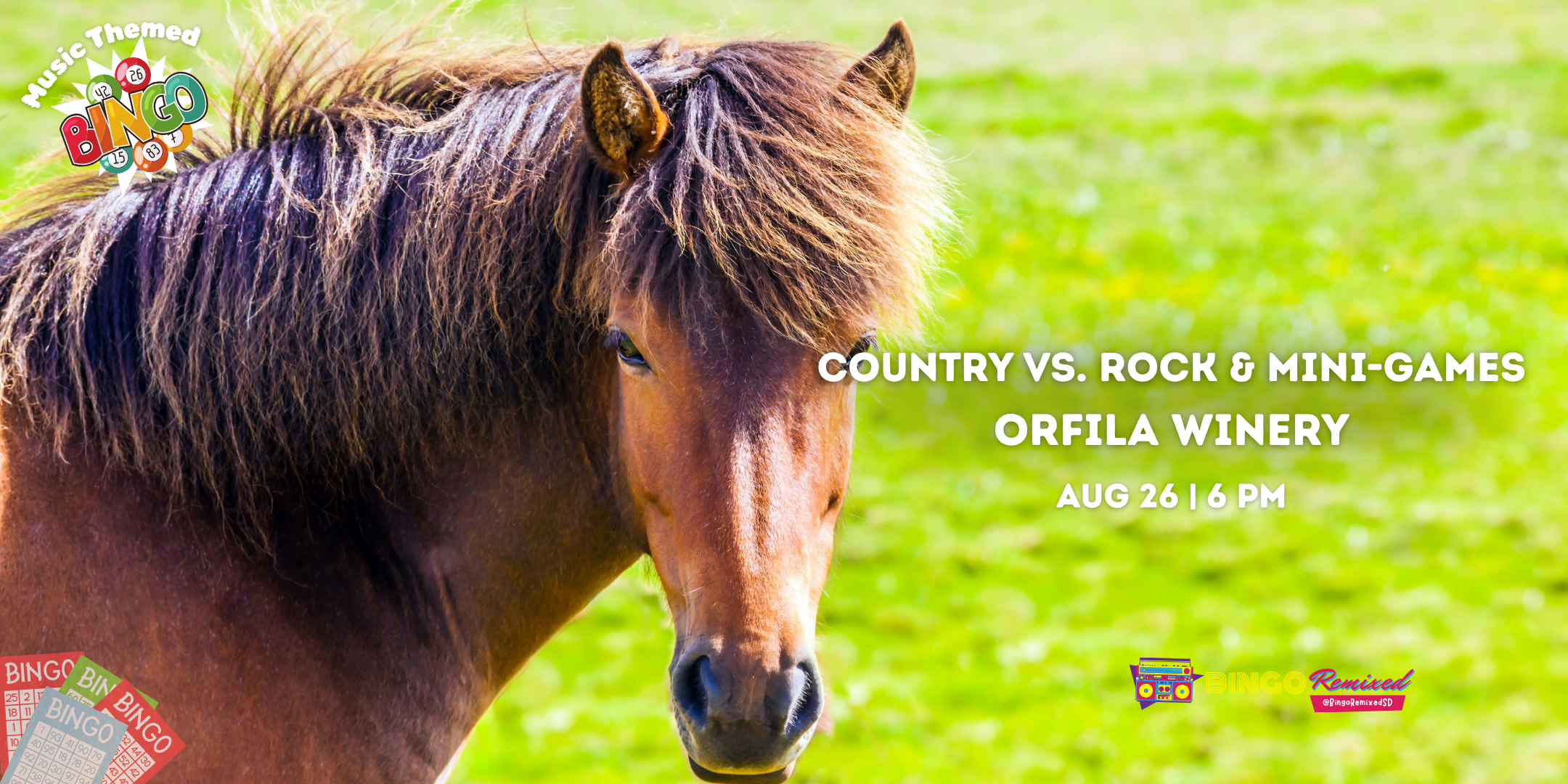 Country vs. Rock &amp; Mini-Games @ Orfila Winery