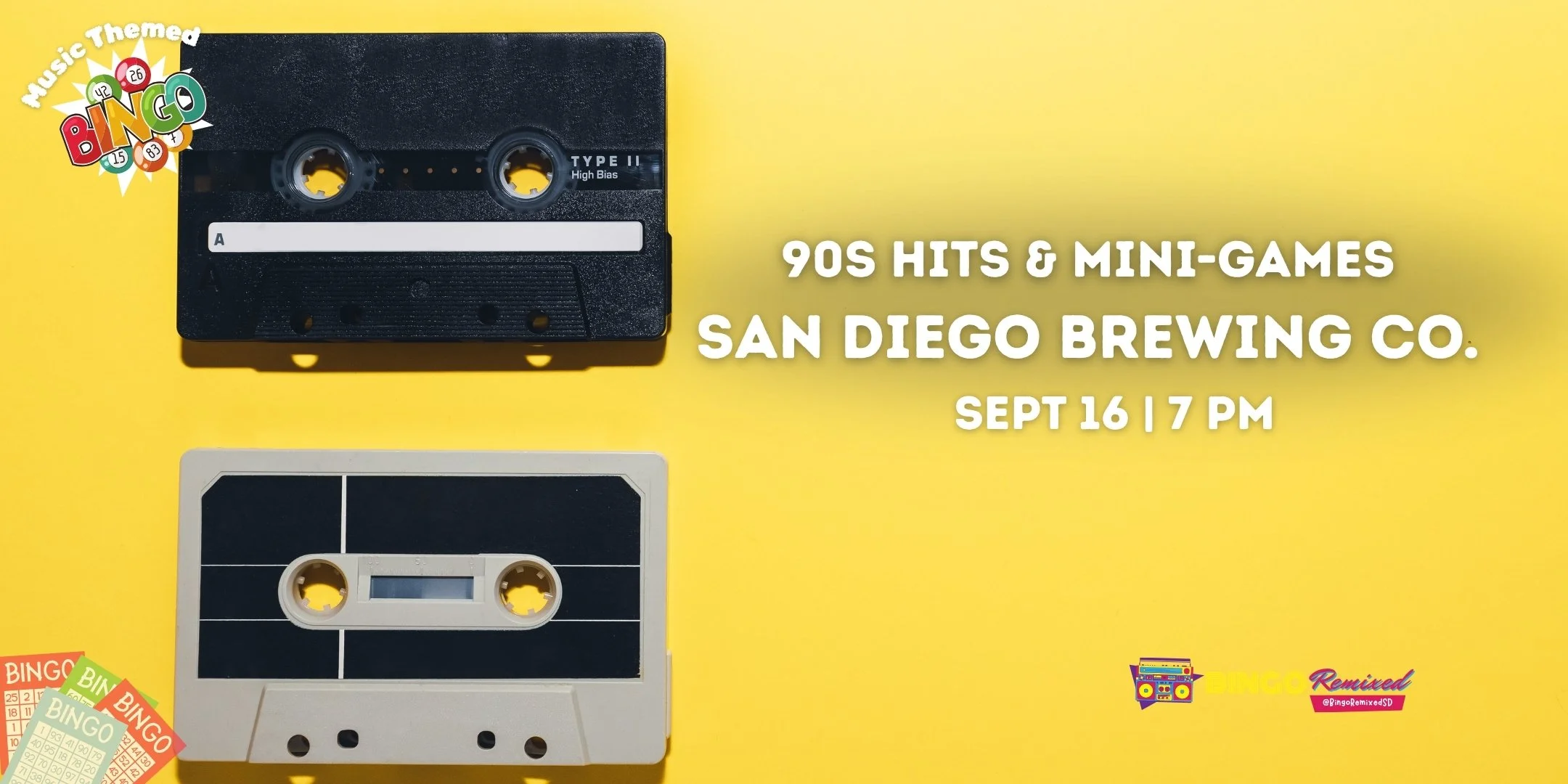 90s Hits &amp; Mini-Games @ SD Brewing Co.