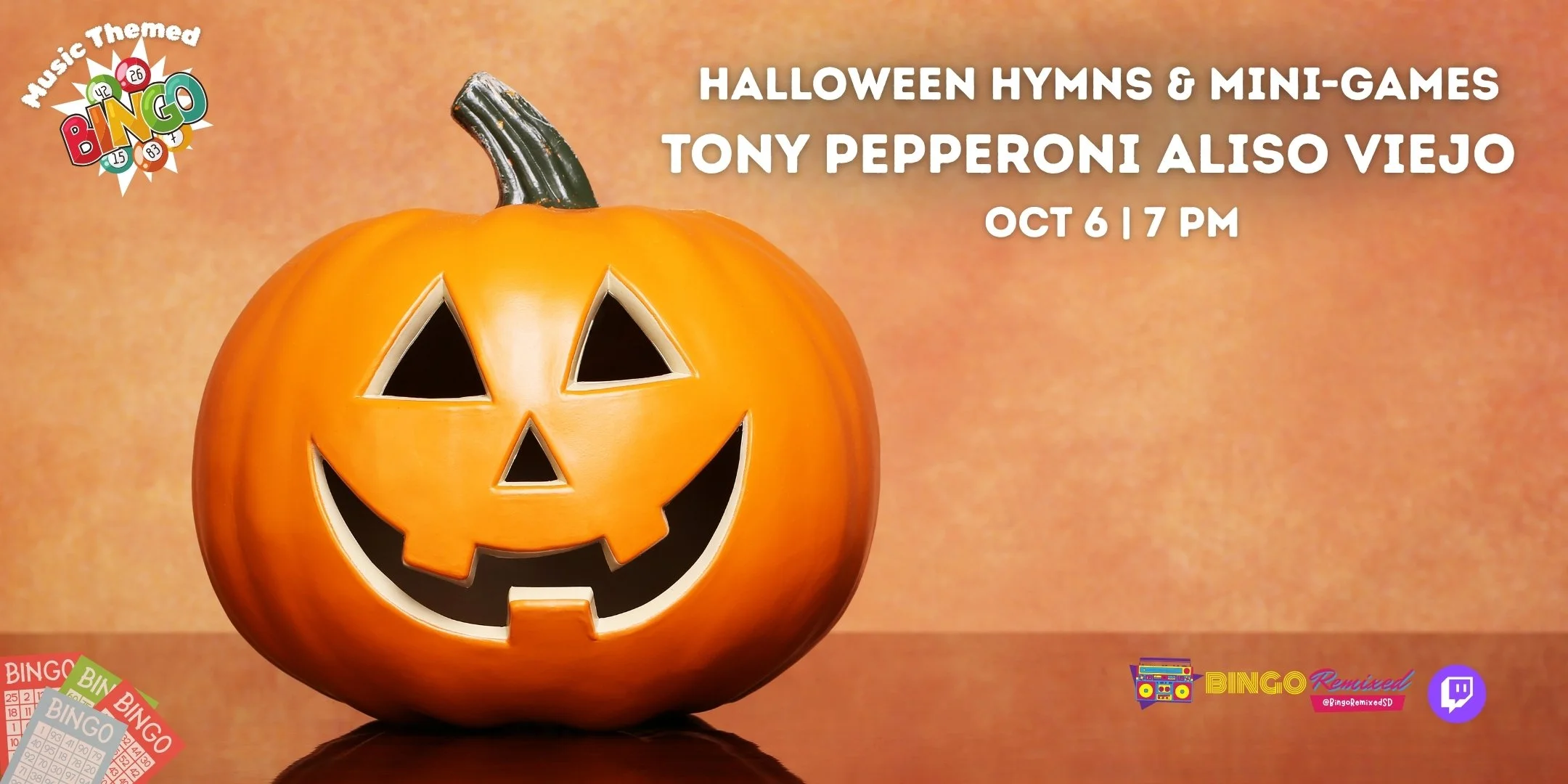 Halloween Hymns &amp; Mini-Games @ Tony Pepperoni Aliso Viejo