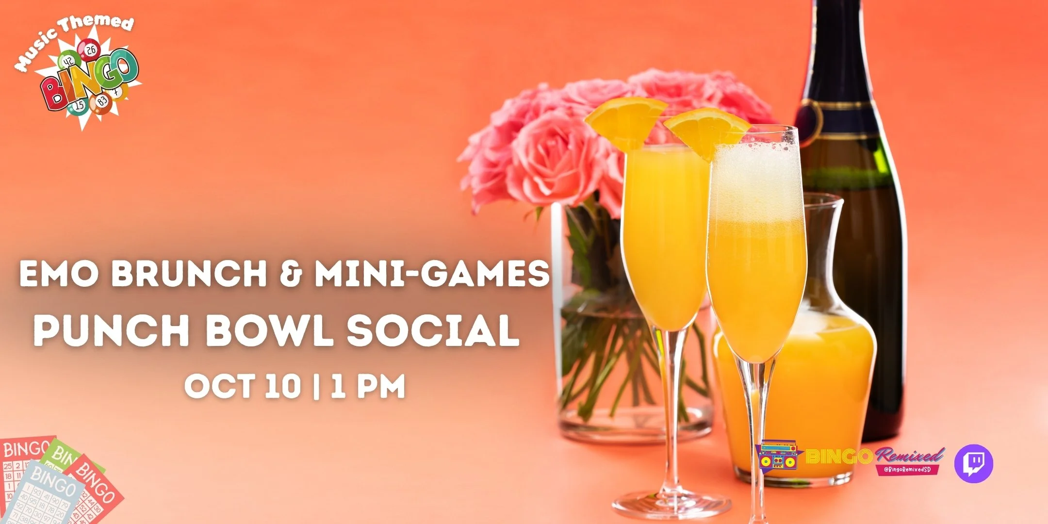 Emo Brunch &amp; Mini-Games @ Punch Bowl Social