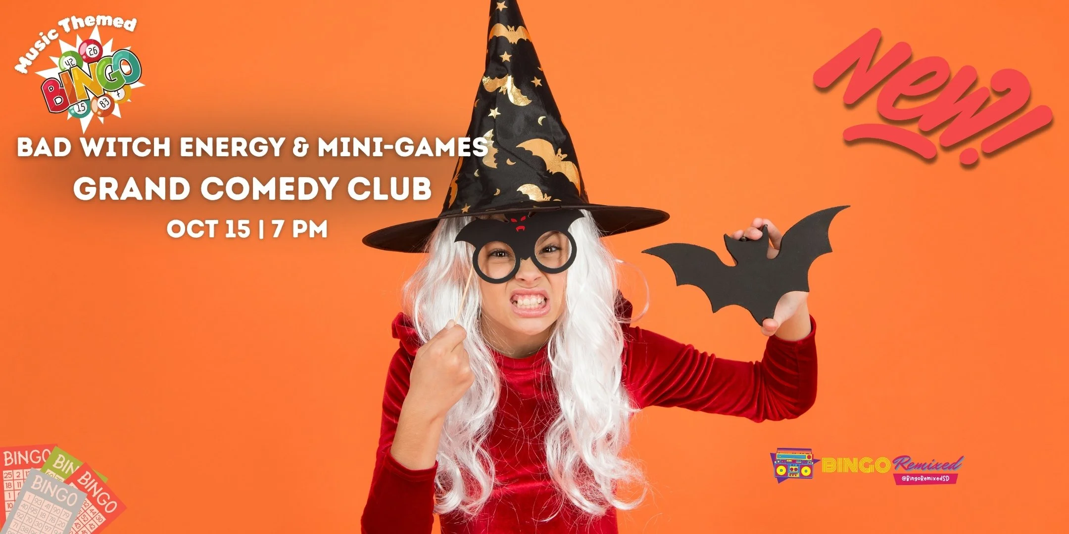 [NEW VENUE] Halloween Hymns &amp; Mini-Games @ Grand Comedy Club