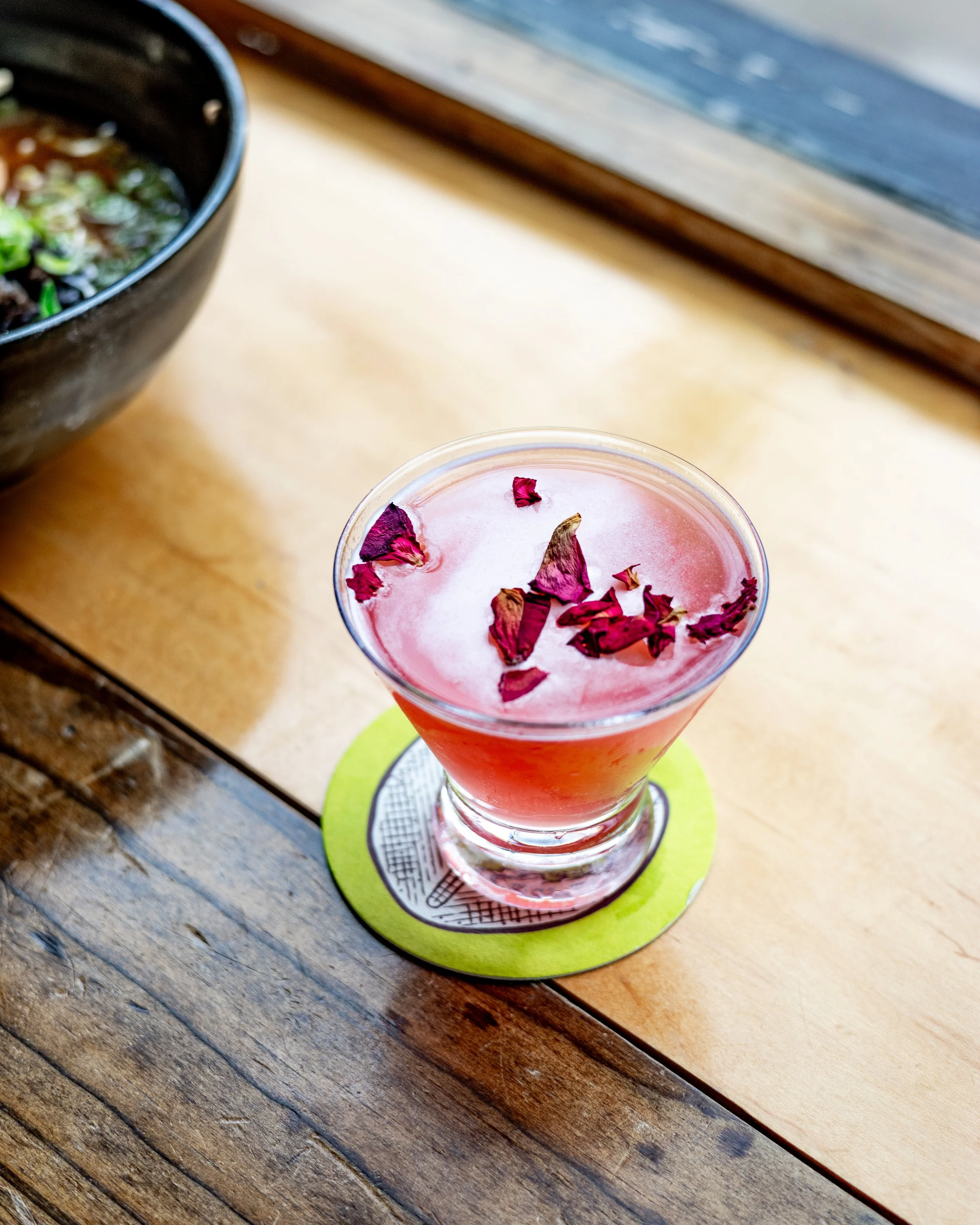 A cocktail from Morris ramen