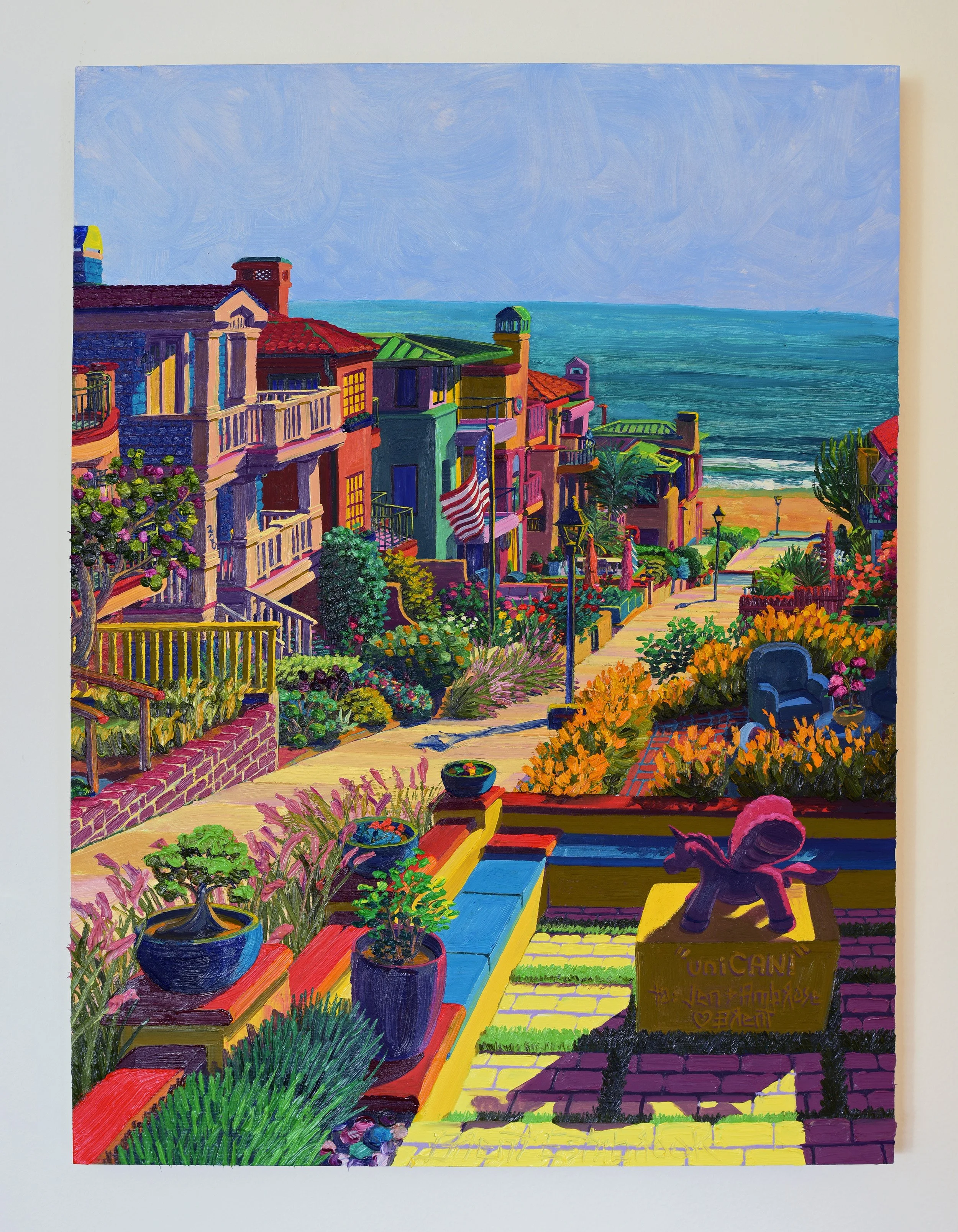  "Americana”  oil on panel, 2025 24"x 18" (61cm x 46cm)  Impressions   (sold) 