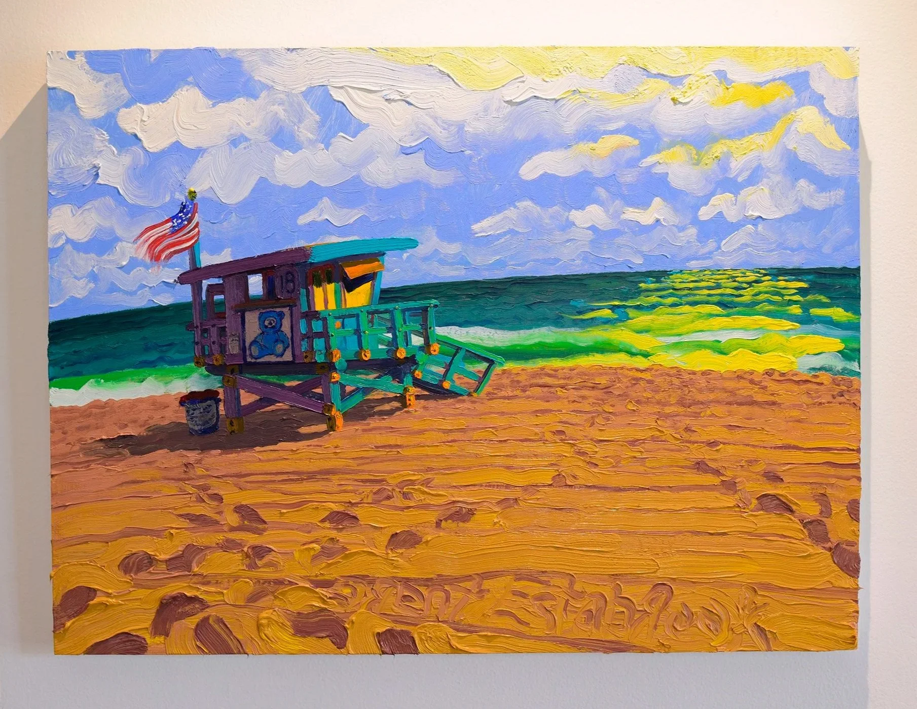  "Quiet Monday”  oil on panel, 2025 18"x 24" (46cm x 61cm)  Impressions 