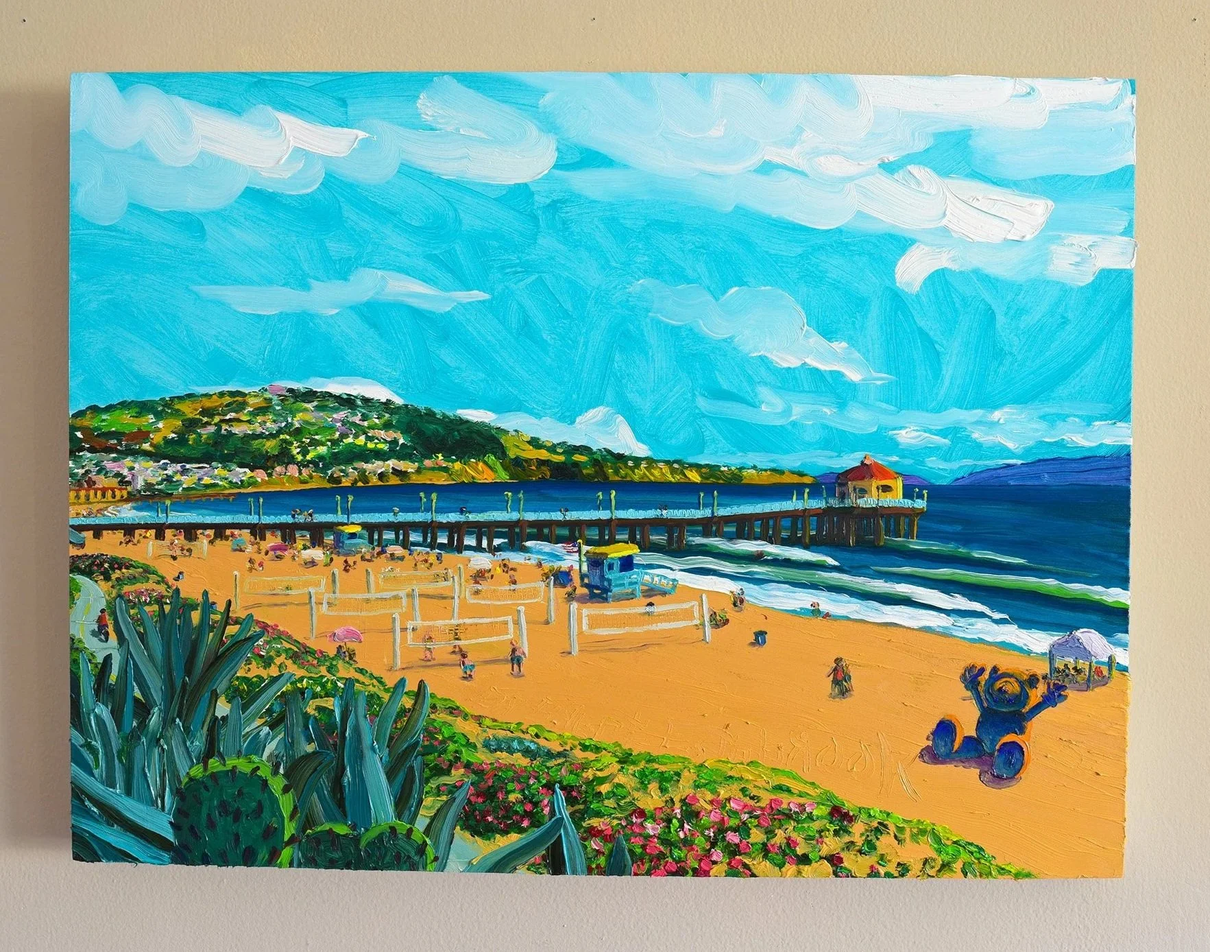  "Paradise Too”  oil on panel, 2026 18"x 24" (46cm x 61cm)  Impressions   personal collection 