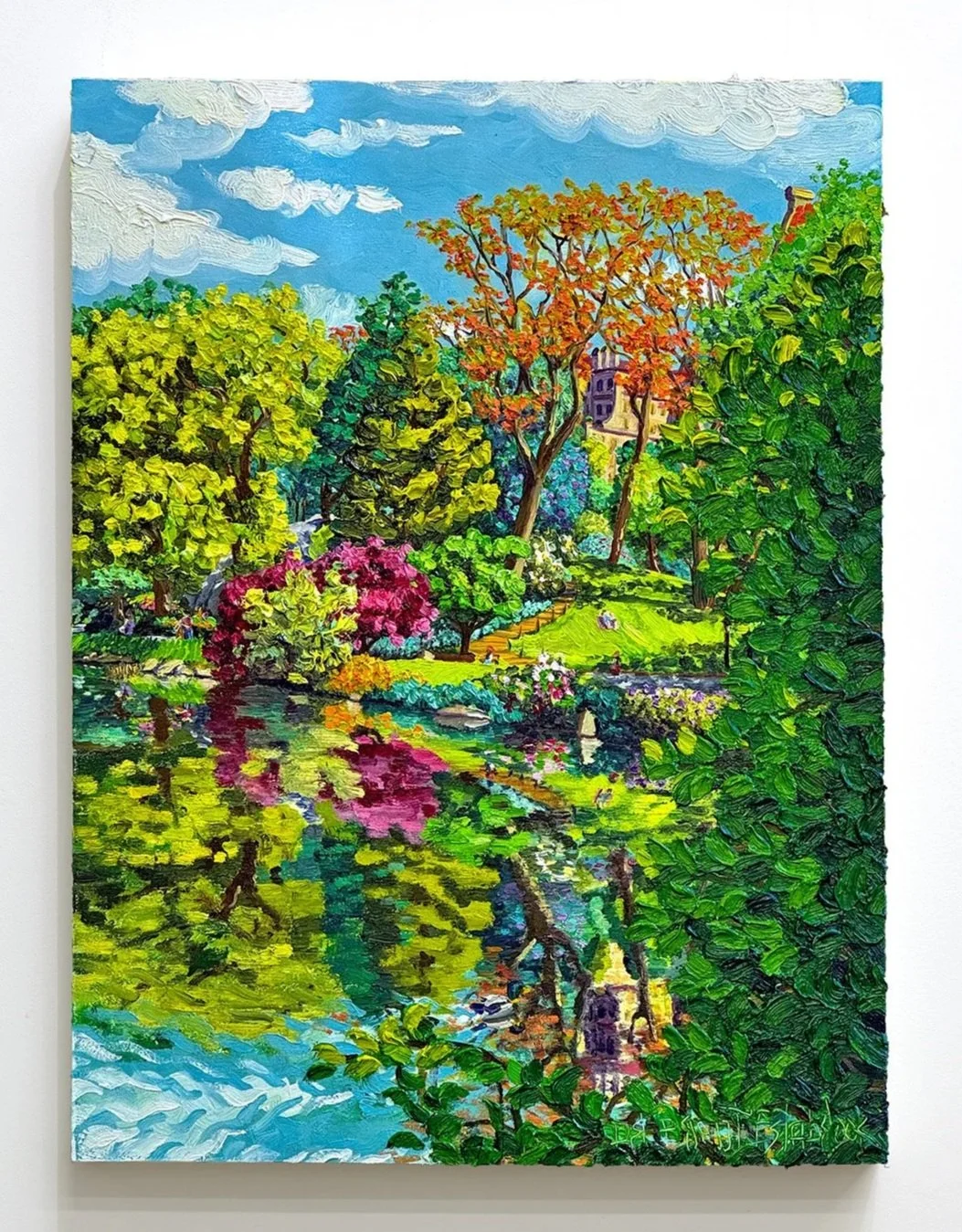 "Spring Time in Central Park”  oil on panel, 2026 24"x 18" (61cm x 46cm)  Impressions 