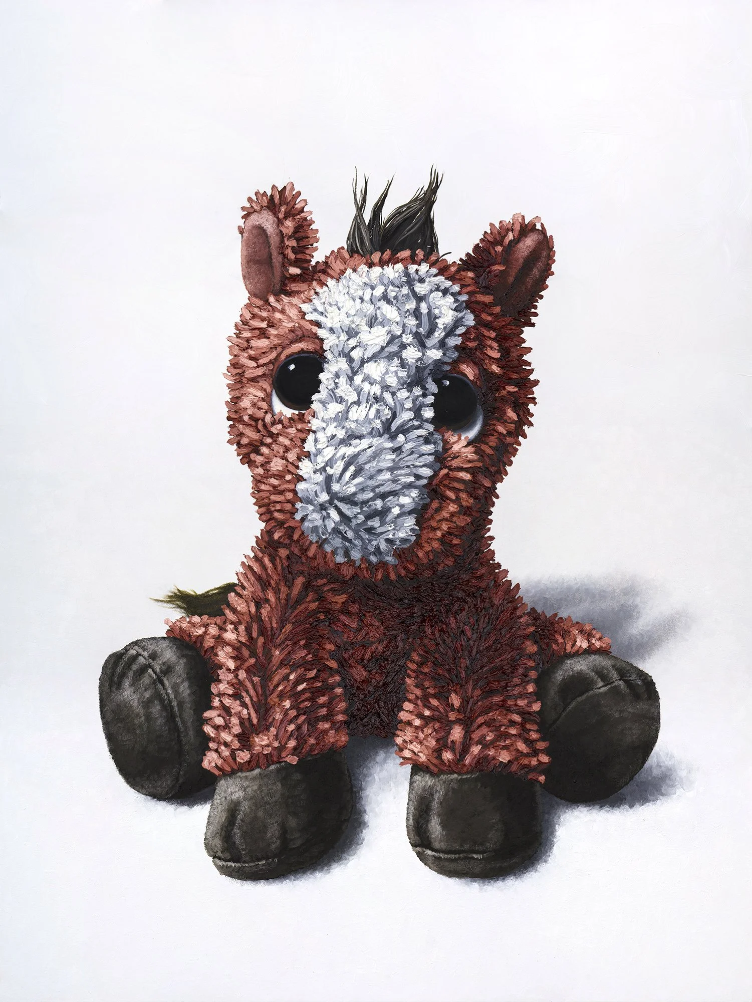  "Rex”  oil on panel, 2016 40"x 30" (91cm x 76cm)  Stuffed Animals   private collection 