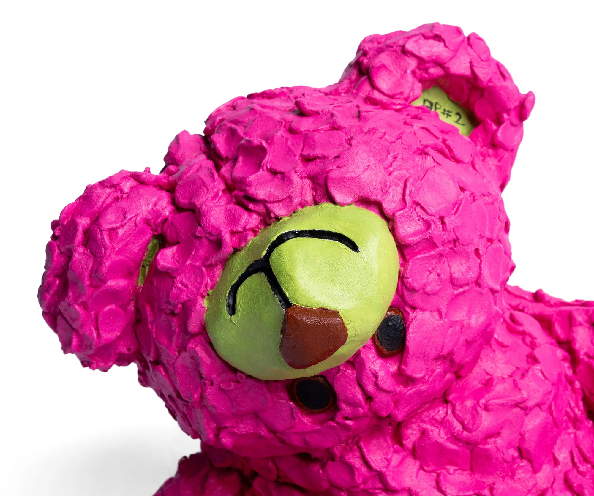 "Smiles" Plushie Pink Mint Green Closeup2 web.jpg