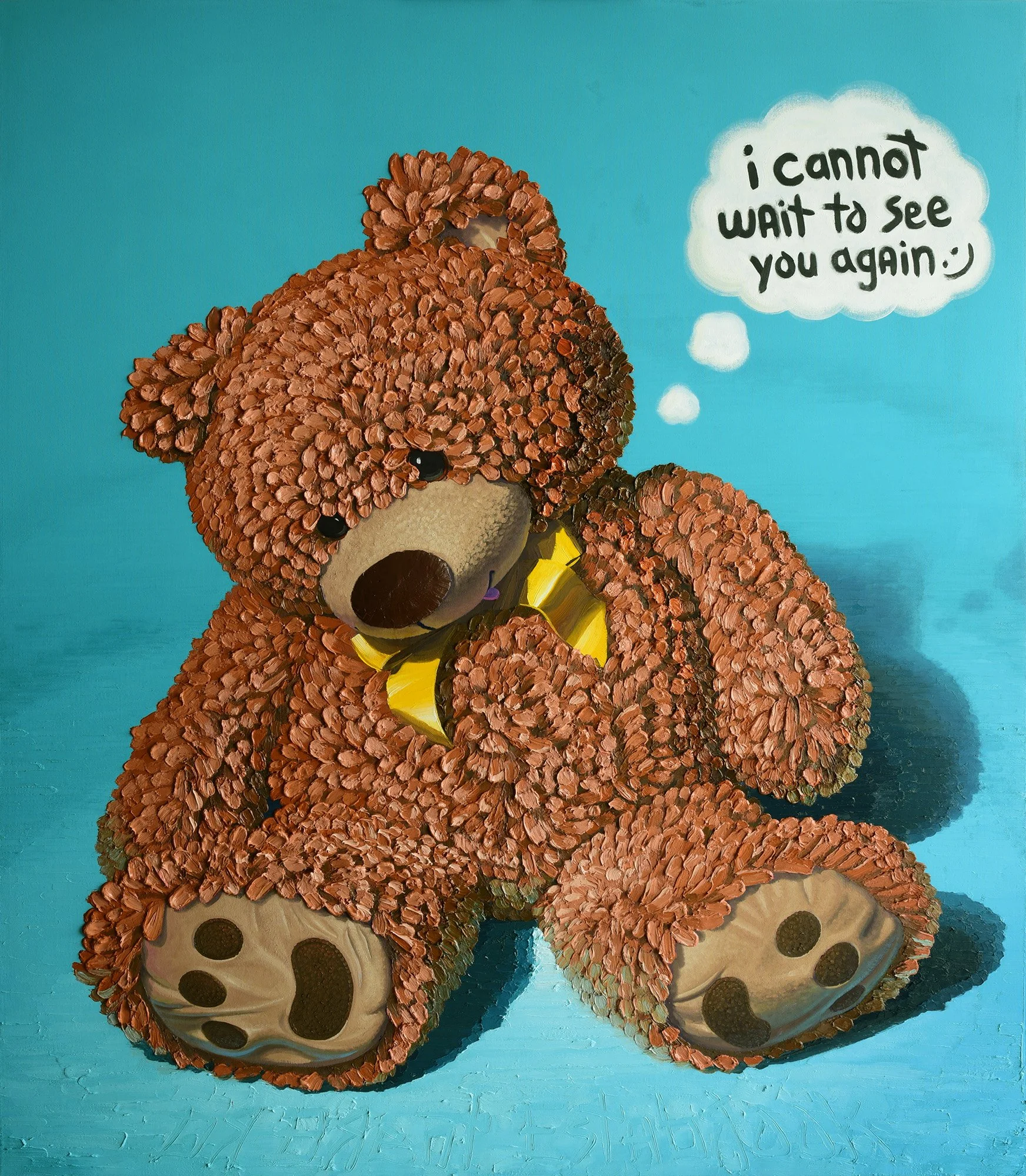 The Famous Giant Teddy Bears and Plushies Oil Paintings — Brent