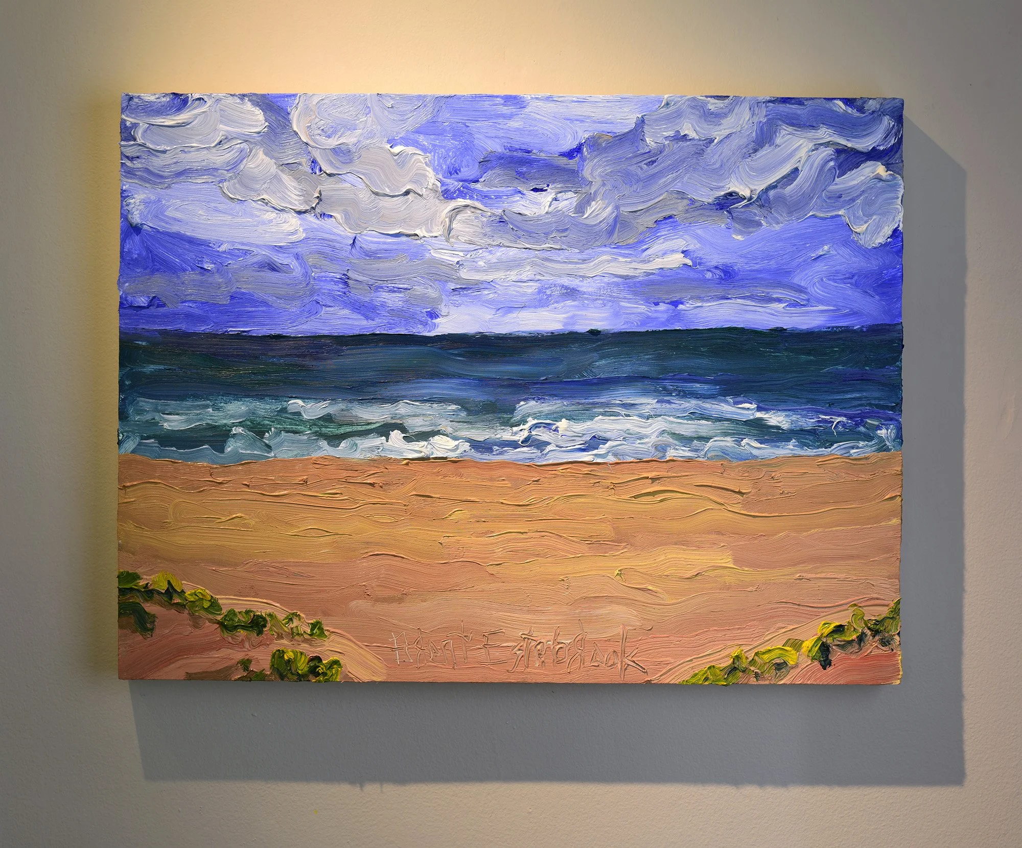"the Beach” oil on panel, 2025 18"x 24" (46cm x 61cm) Impression $5,000 USD