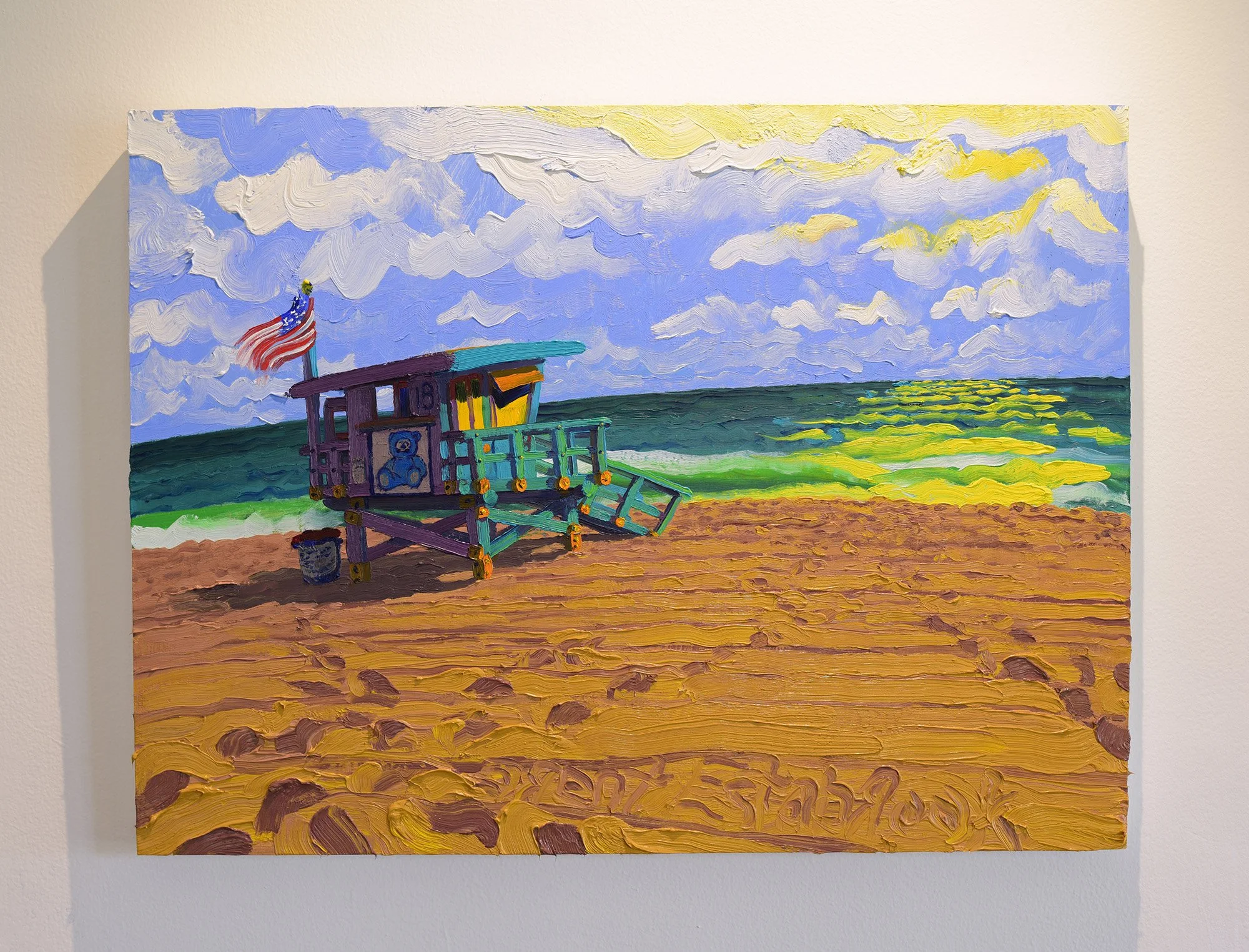  "Quiet Monday"  oil on panel, 2025 18"x 24" (46cm x 61cm)  Impressionism 