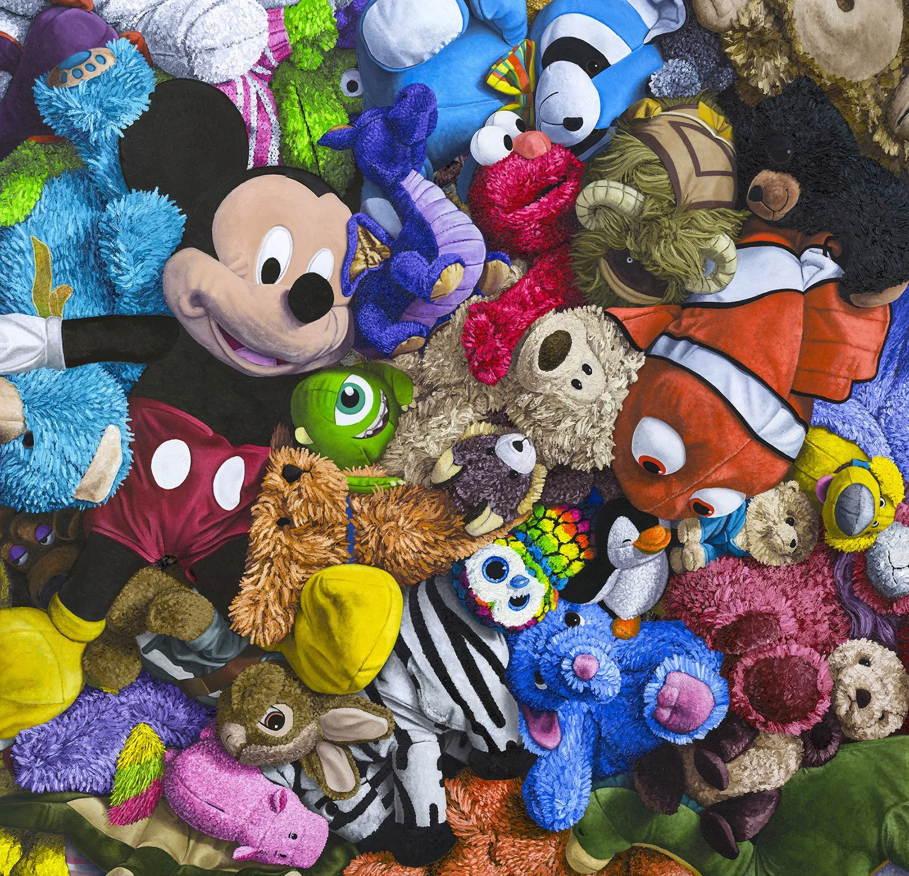 The Famous Teddy Bears, Stuffed Animal Piles and Plushies Oil