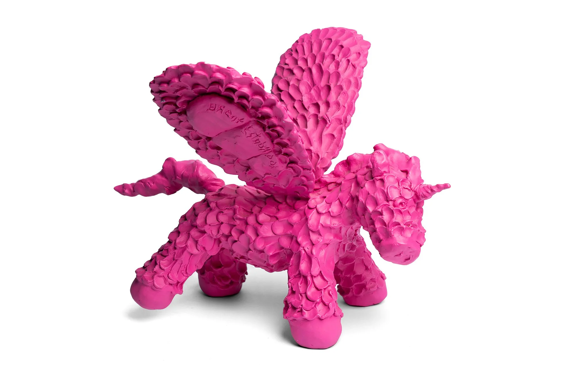  "uniCAN!”  Plushie Pink bronze, 2018 20"x 16"x 8" (51cm x 41cm x 20cm)  Edition of 7 