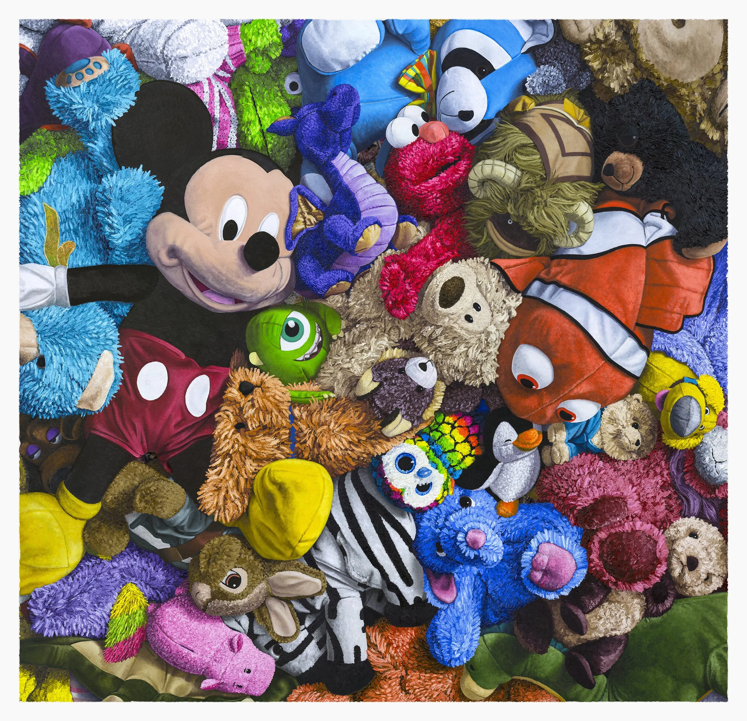 The Famous Teddy Bears, Stuffed Animal Piles and Plushies Oil