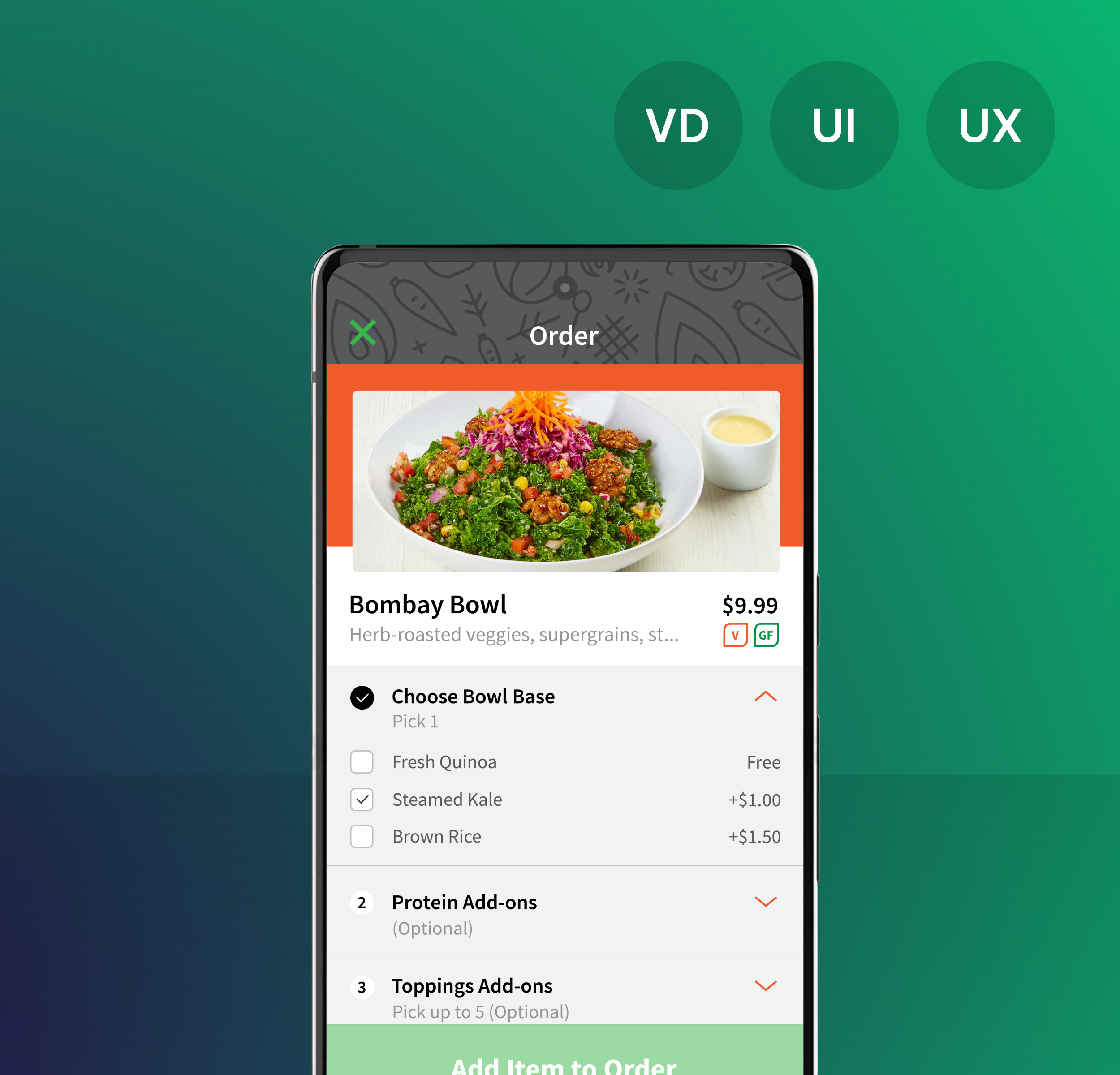 Personal | Veggie Grill App