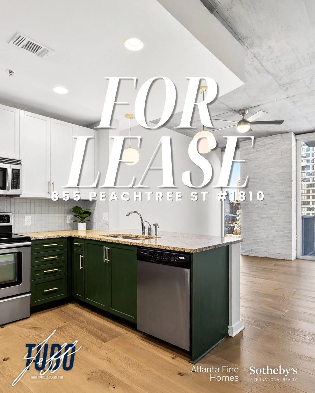 Lease Available 
855 Peachtree St NE #1810
Viewpoint Residences &bull; Midtown Atlanta

2 🛏️ 1 🛁 &bull; $2400/month 💰

My client purchased this 2-bedroom condo a few years ago and has now decided to lease it &mdash; an amazing opportunity to live 