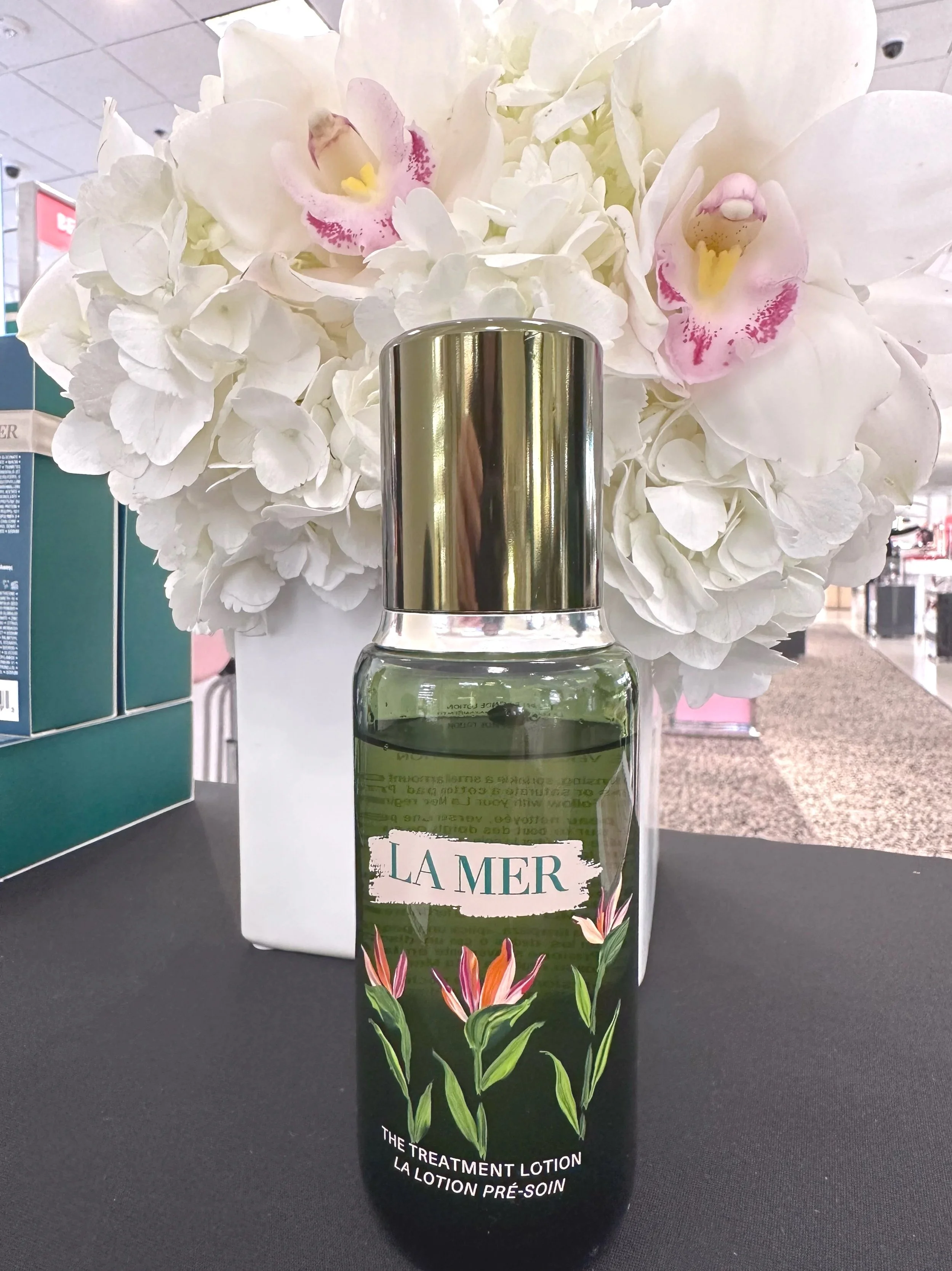 La Mer hand painted bottle
