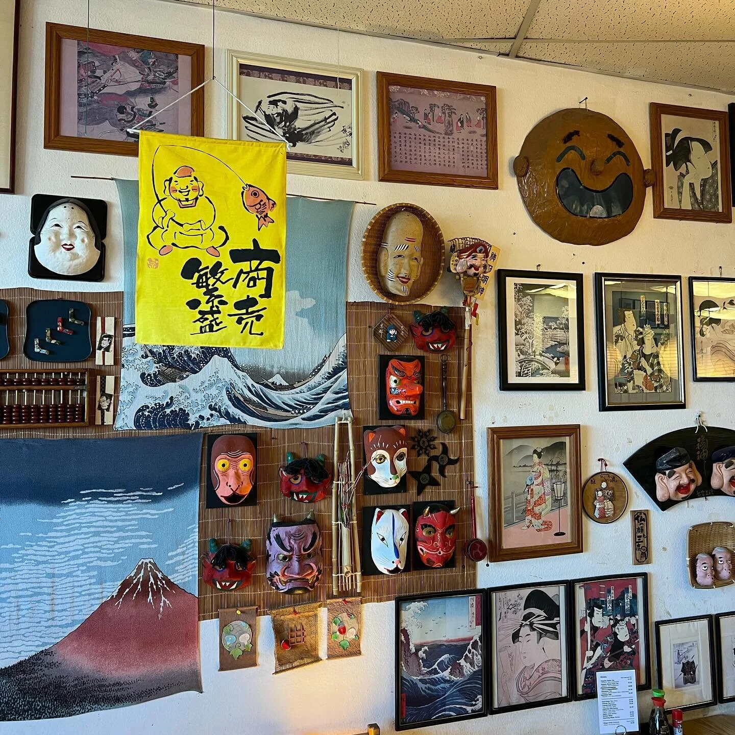 The tchotchke-crammed Daichan in Studio City, where we got agedashi tofu and crispy spicy tuna rolls among other things.