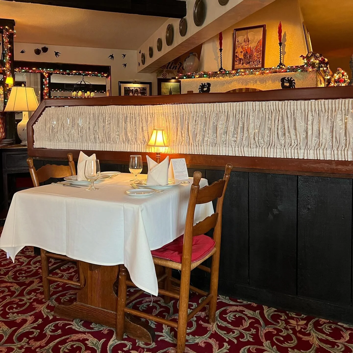 Nice details at the lovely old school Chez Francois in Great Falls, VA
