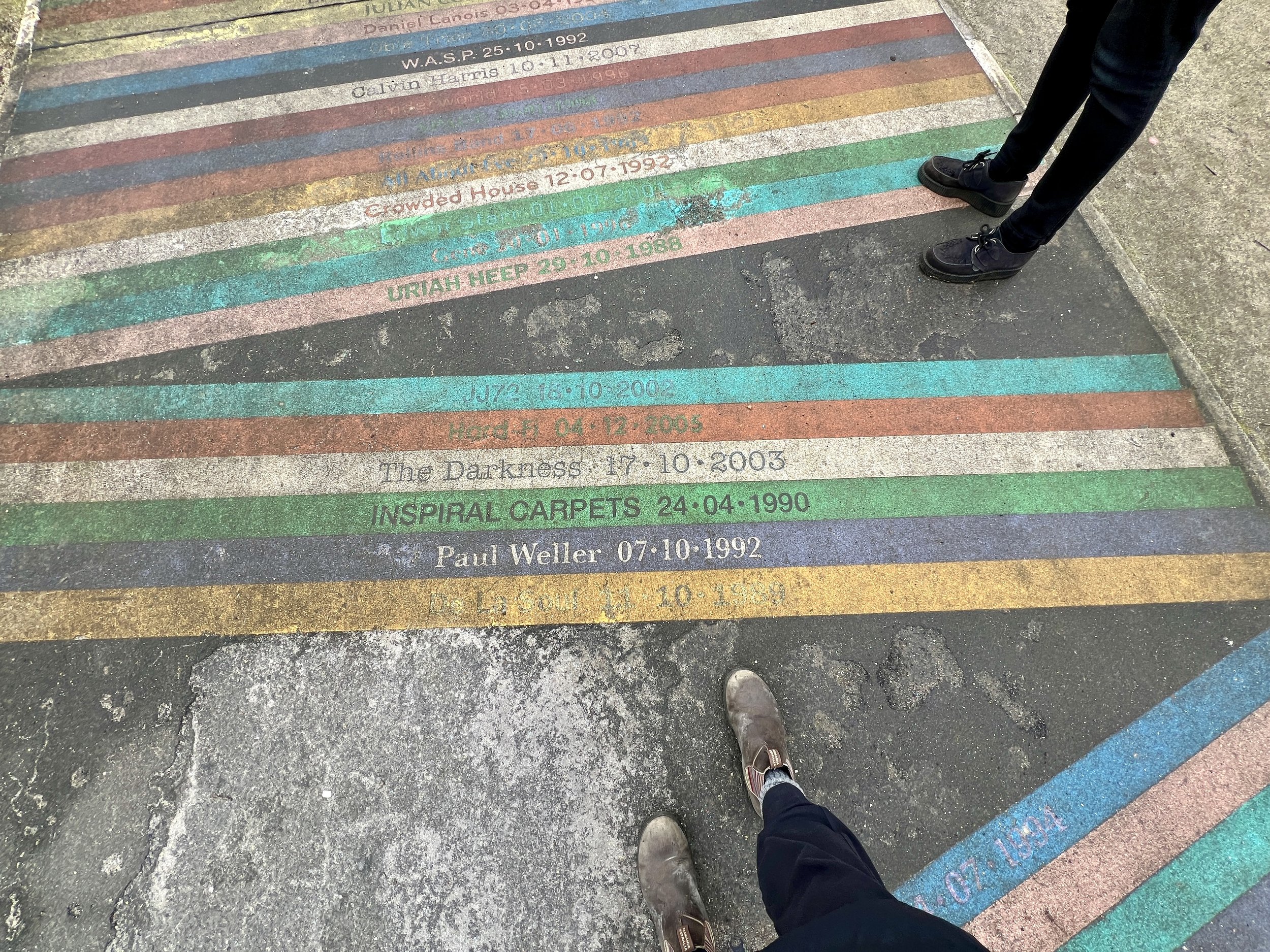 The Album Pathway by Jim Lambie is in Barrowland Park