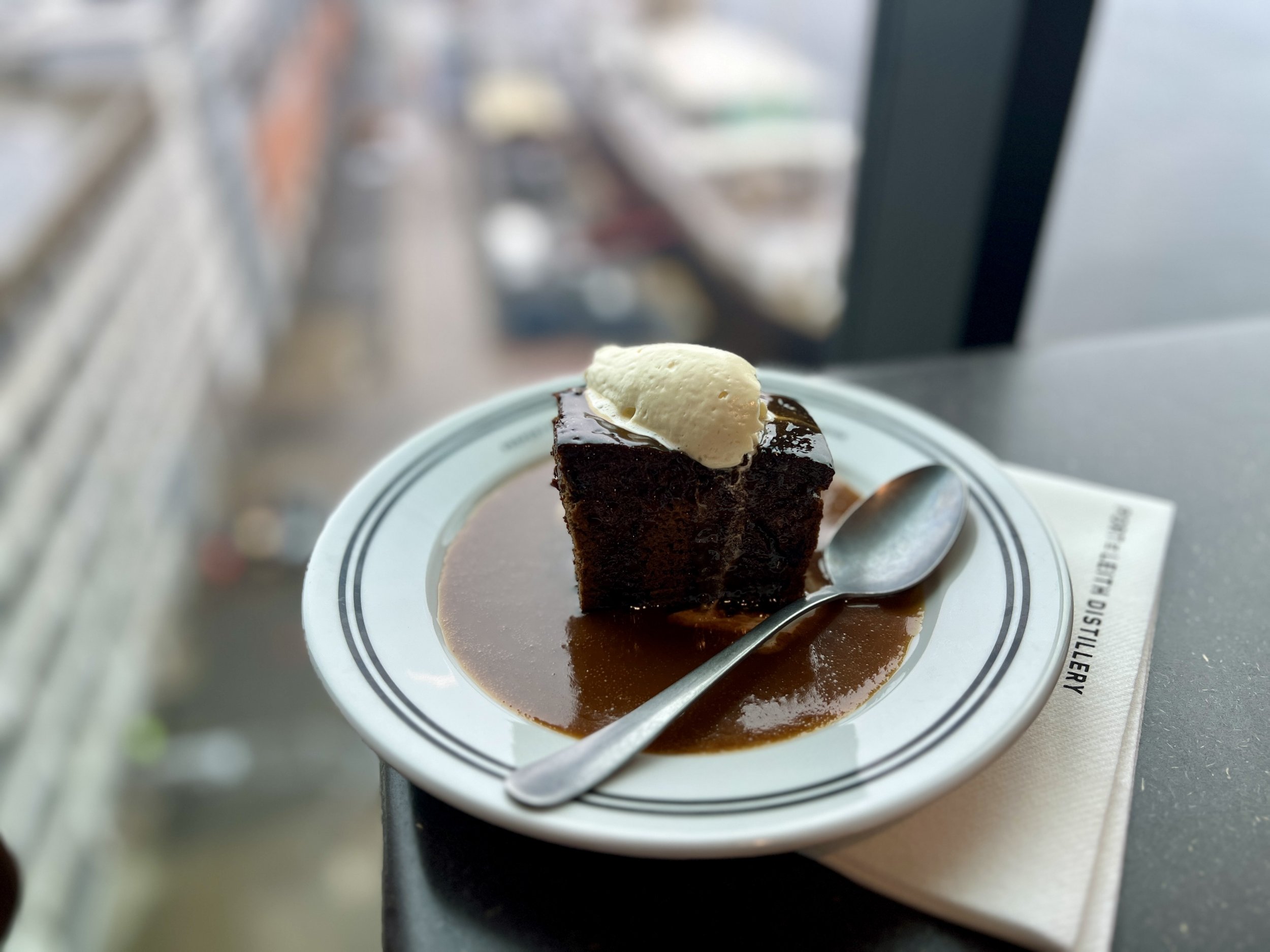 Port of Leith Distillery sticky toffee pudding  