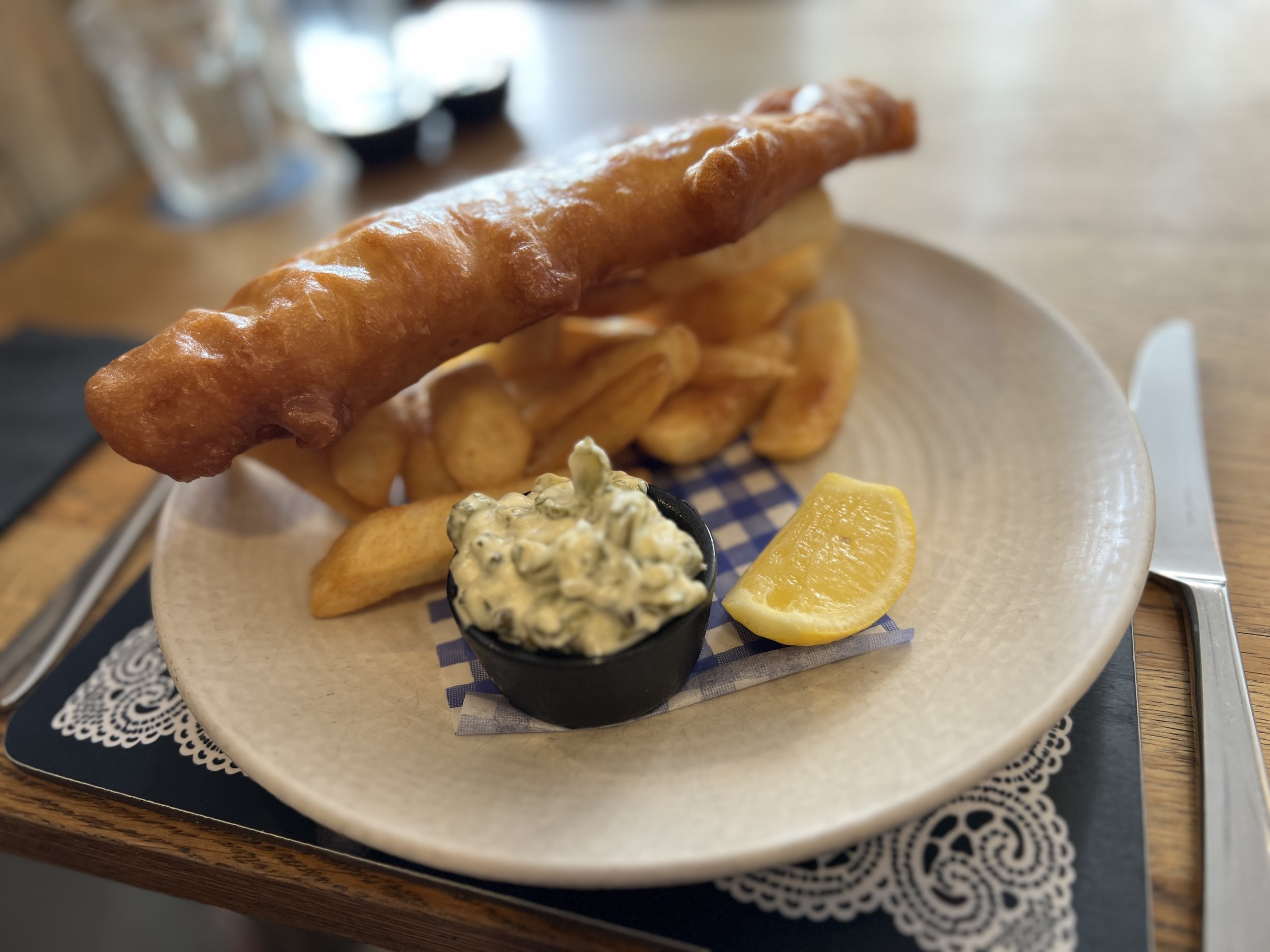  Upscale fish and chips at the Scran &amp; Scallie 