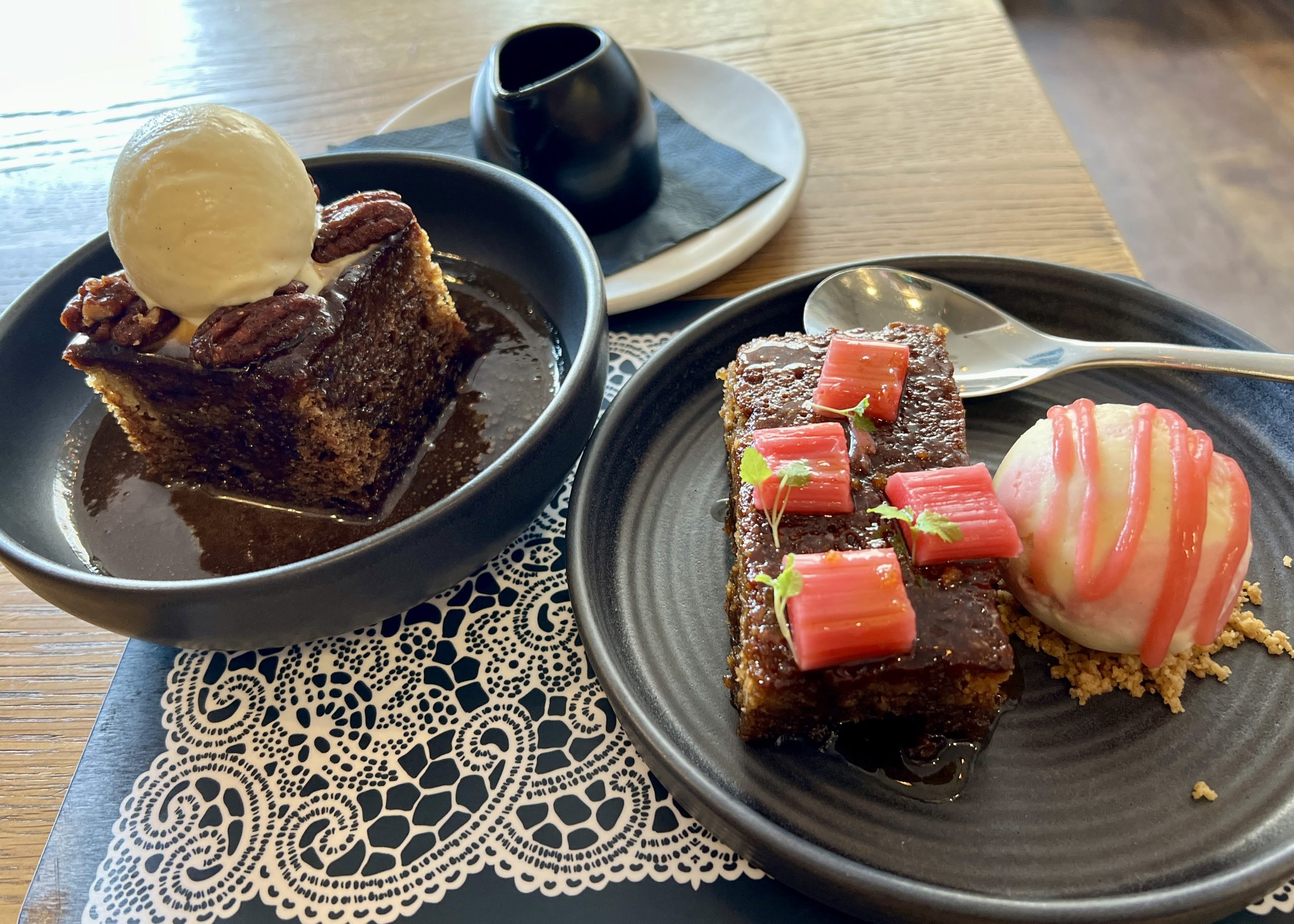  Sticky Toffee Pudding and Ginger Parkin at the Scran &amp; Scallie 