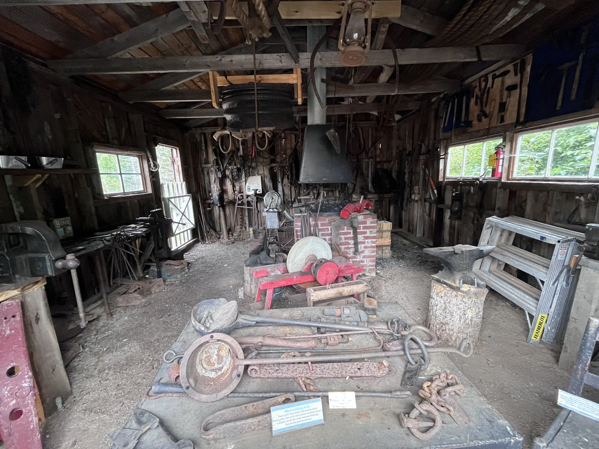 Age of Sail Museum Nova Scotia blacksmith shop.JPG
