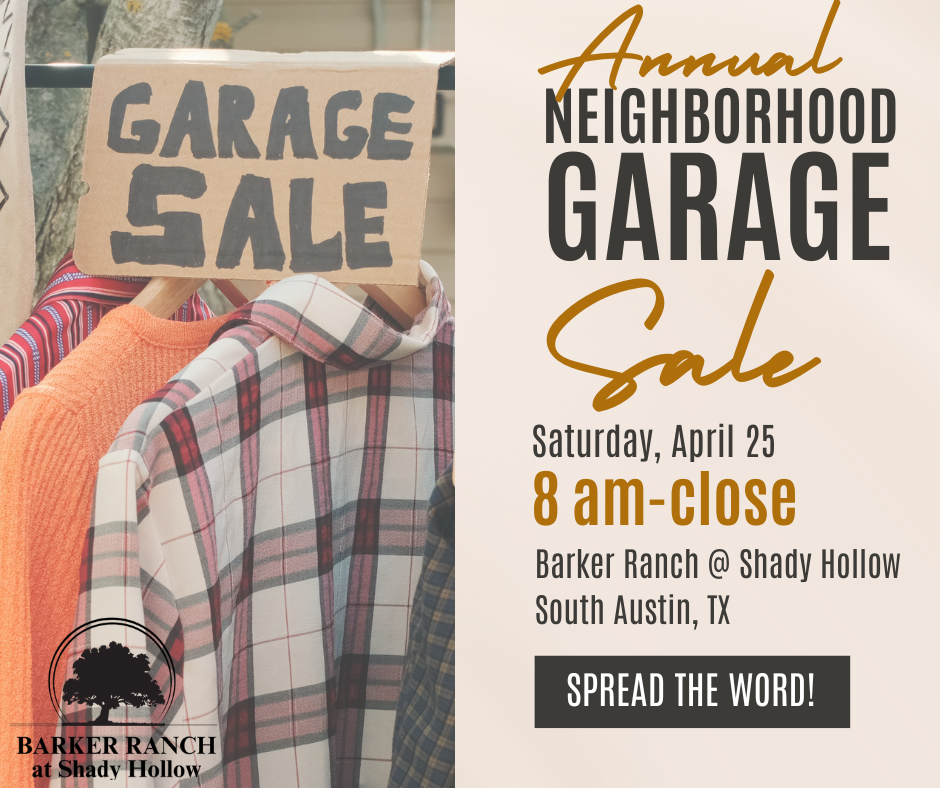 Annual Neighborhood Garage Sale