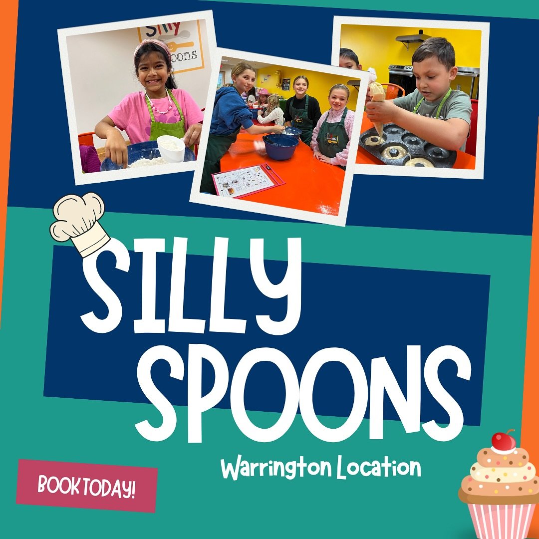 Get ready to spoon up some fun at our Warrington location! Dive into our world of creativity, flavor, and endless laughter. 

#sillyspoons #warringtonpa #newtownpa #buckscountypa #kidscanbaketoo #buckscountybusiness #kidscooking #cookingwithkids #bak
