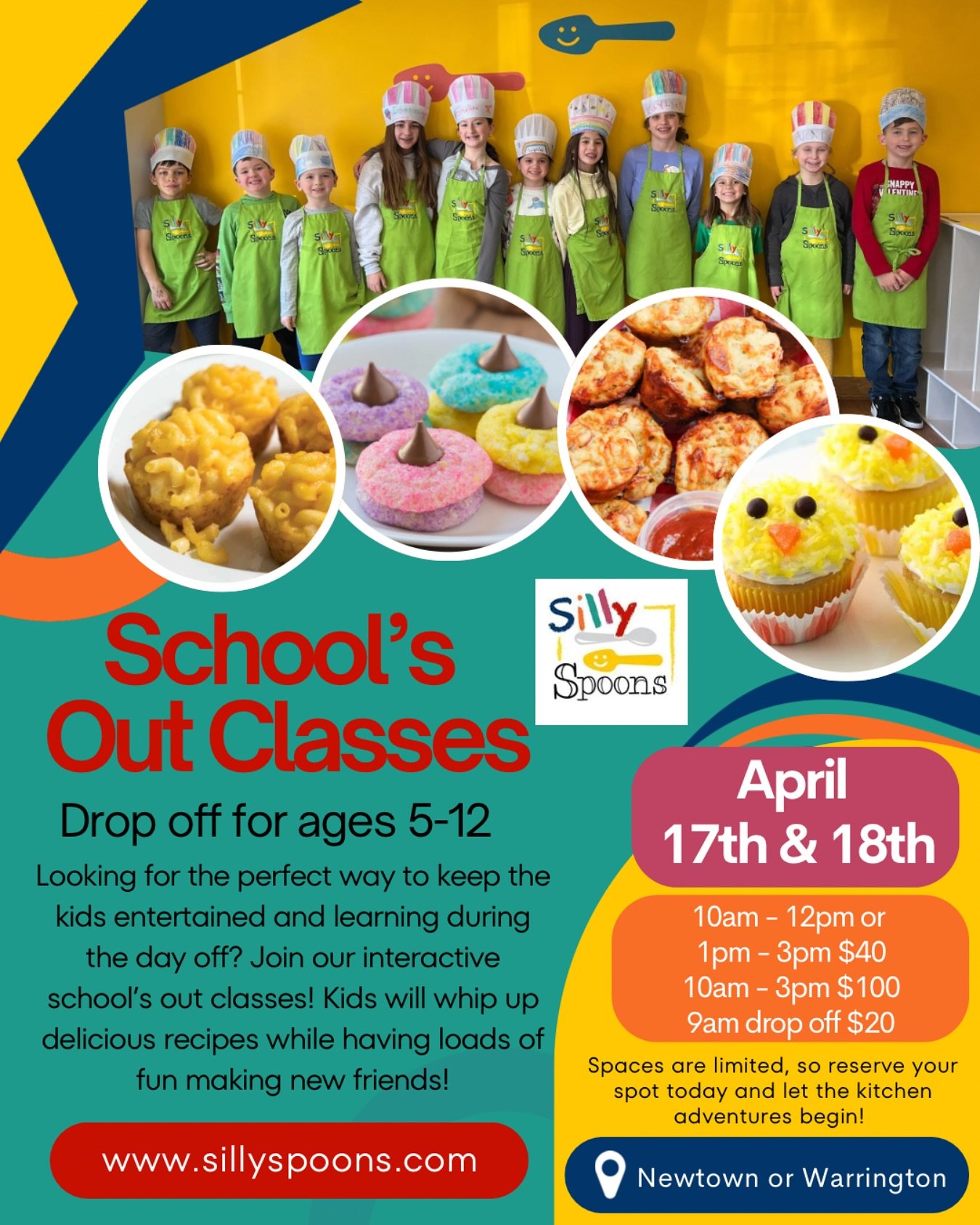 Hey parents of little chefs! 👨&zwj;🍳👩&zwj;🍳 Looking for the perfect way to keep the kids entertained and learning during the day off? Join our interactive school&rsquo;s out classes. Kids will learn to whip up delicious recipes while having loads