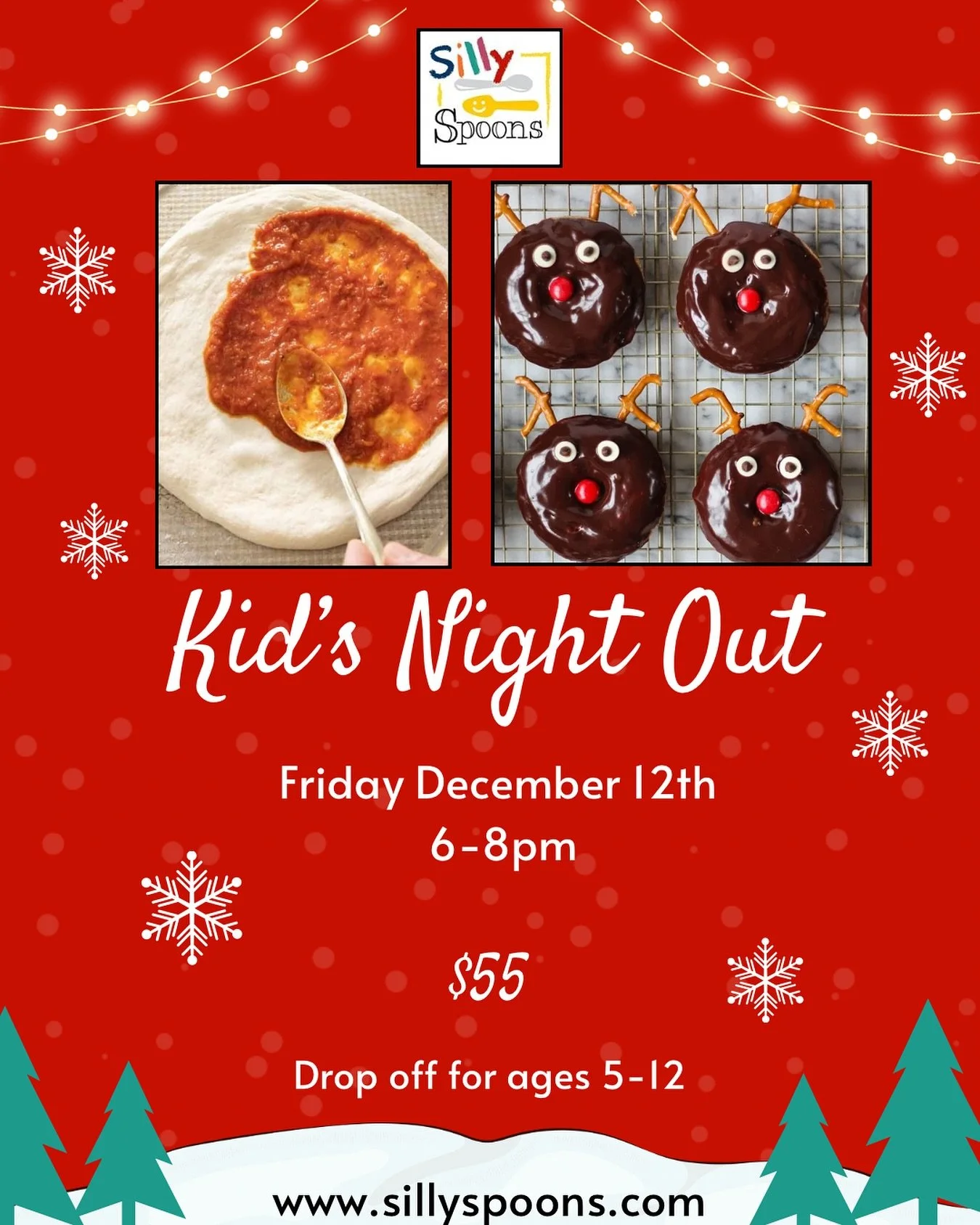 Looking for a festive way to keep the kids entertained while you tackle holiday shopping? 🎄 Enroll them in our &ldquo;Pizza and Reindeer Donuts&rdquo; class for a Kids&rsquo; Night Out! 🍕🍩

This special event offers a safe and fun environment wher