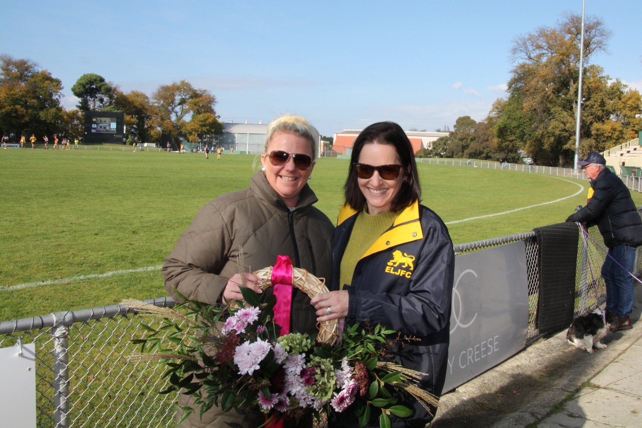What a great day yesterday both on and off the field it was with Pride that we were able to celebrate all the wonderful mum's at East Launceston Junior Football Club by holding a Mothers Day Raffle. The beautiful wreath hand crafted and donated by an