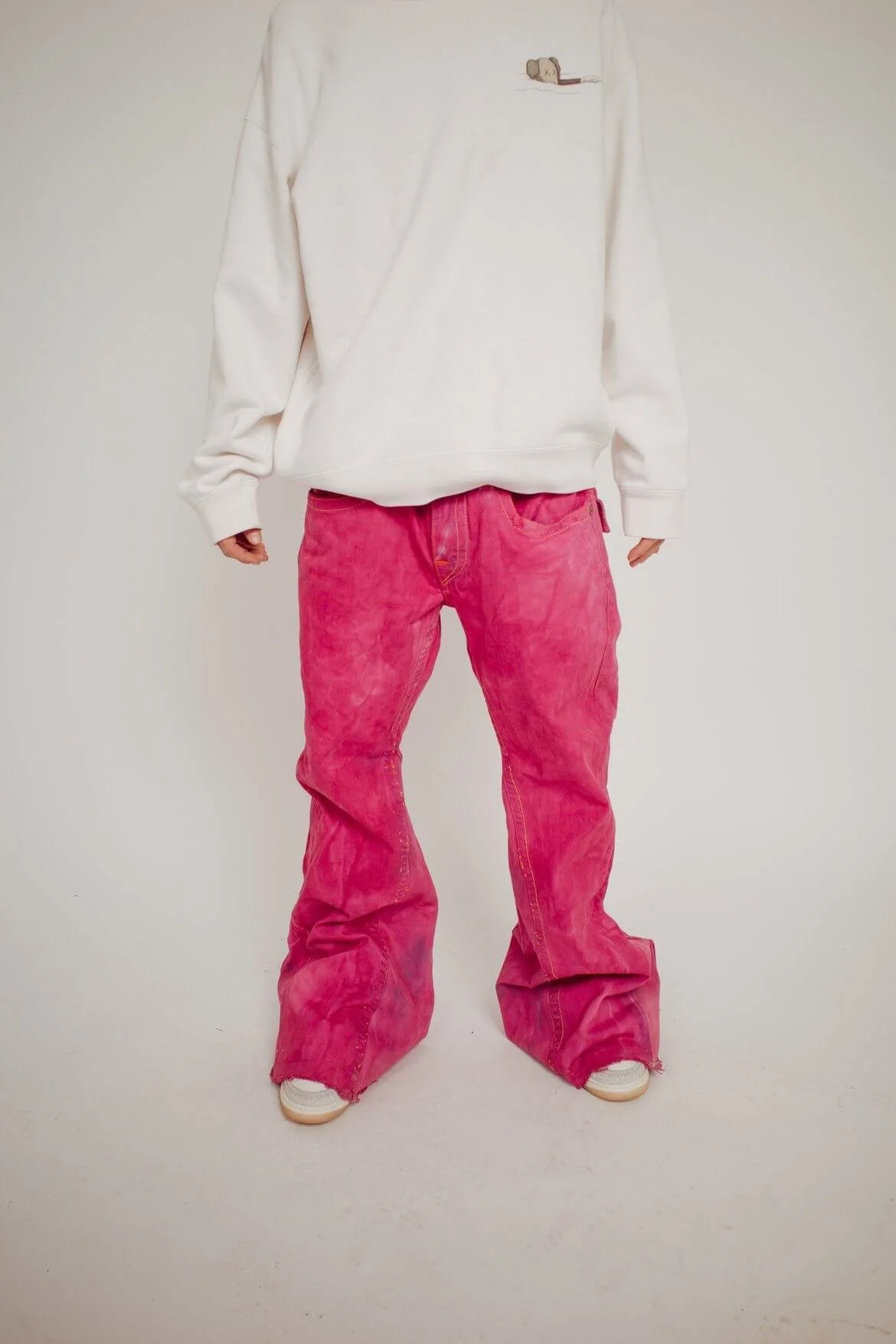 True Religion Flared Fushia Jeans 4.jpeg