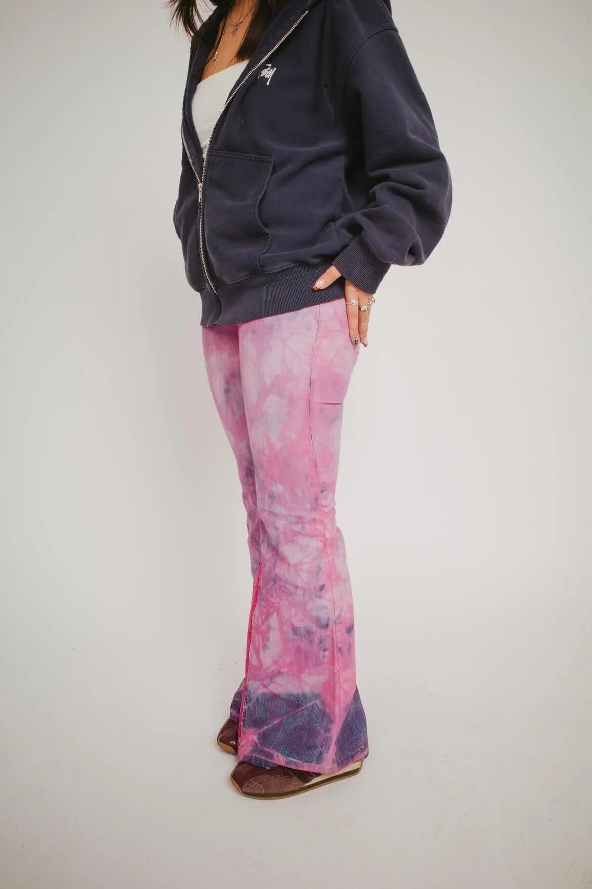 Flared Squeeze Cotton Candy Jeans 3.jpeg