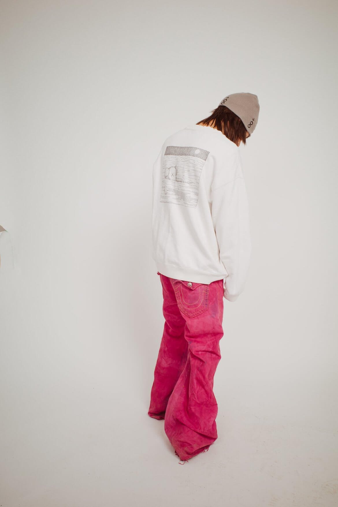 True Religion Flared Fushia Jeans 3.jpeg