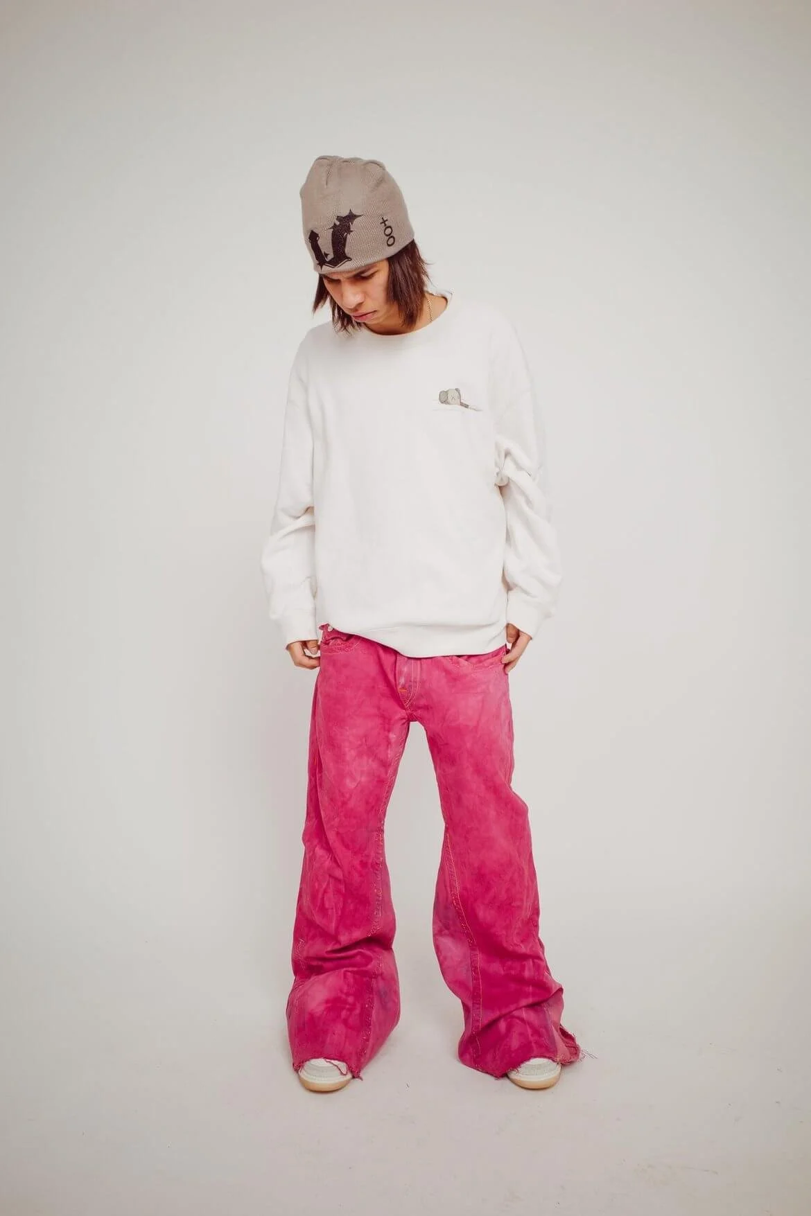 True Religion Flared Fushia Jeans 2.jpeg