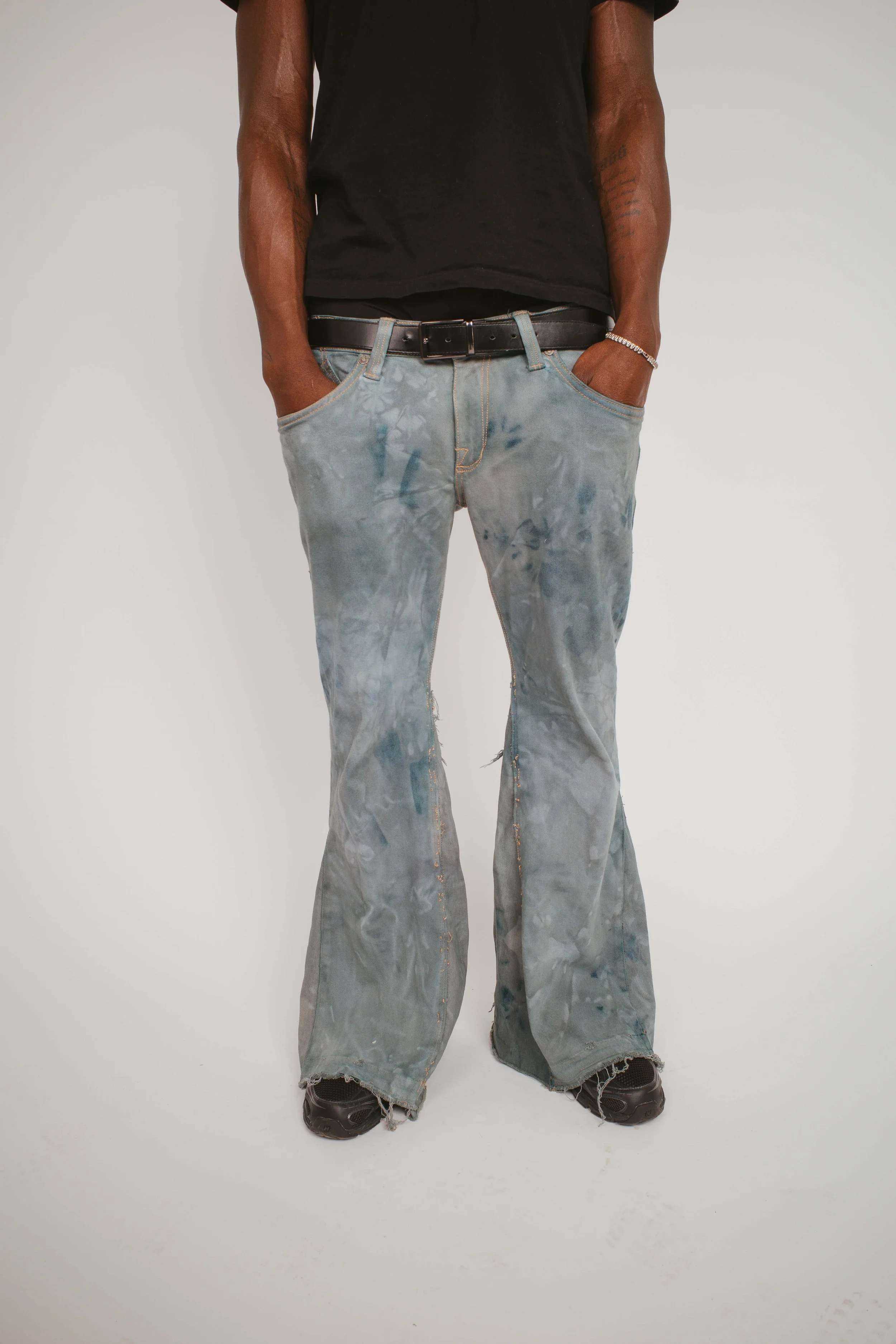 Rock & Republic Flared Deep Moss Jeans