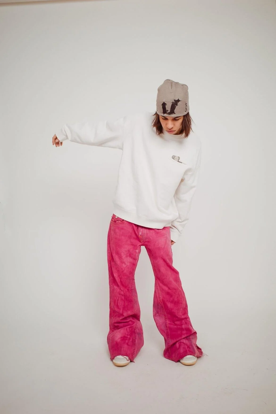 True Religion Flared Fushia Jeans 1.jpeg